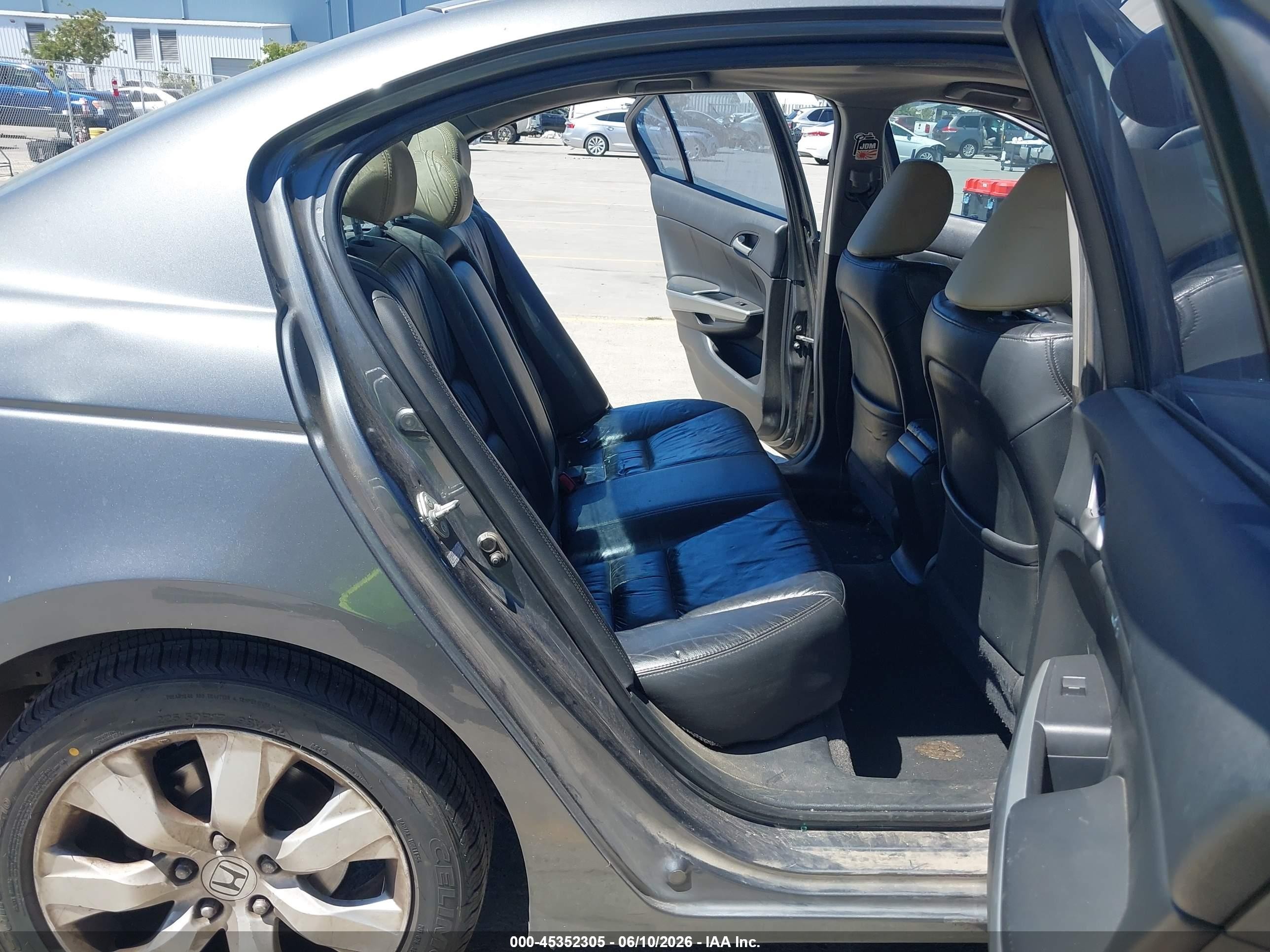 2008 Honda Accord 2.4 Ex-l Gray vin: 1HGCP26838A101915