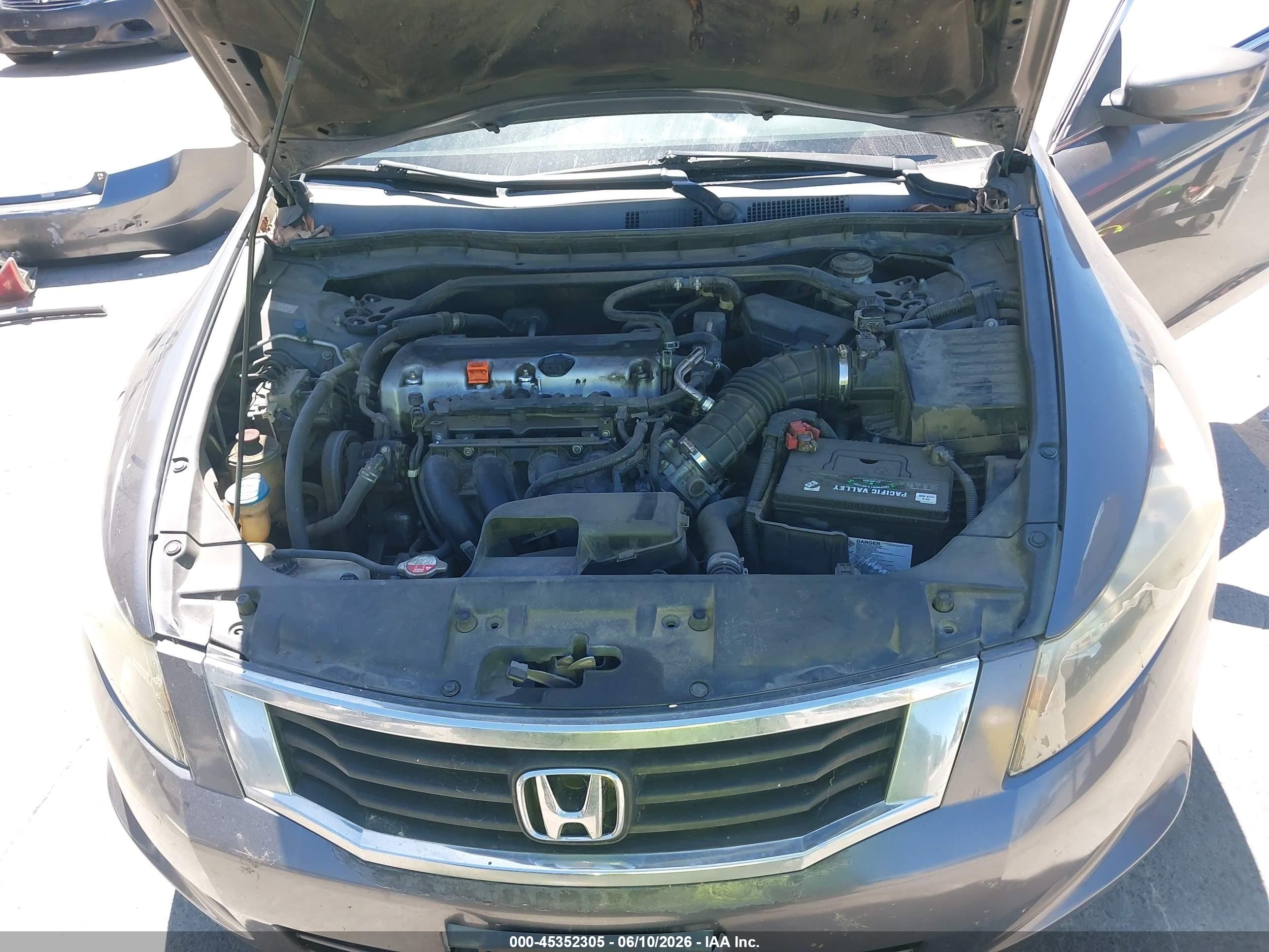 2008 Honda Accord 2.4 Ex-l Gray vin: 1HGCP26838A101915