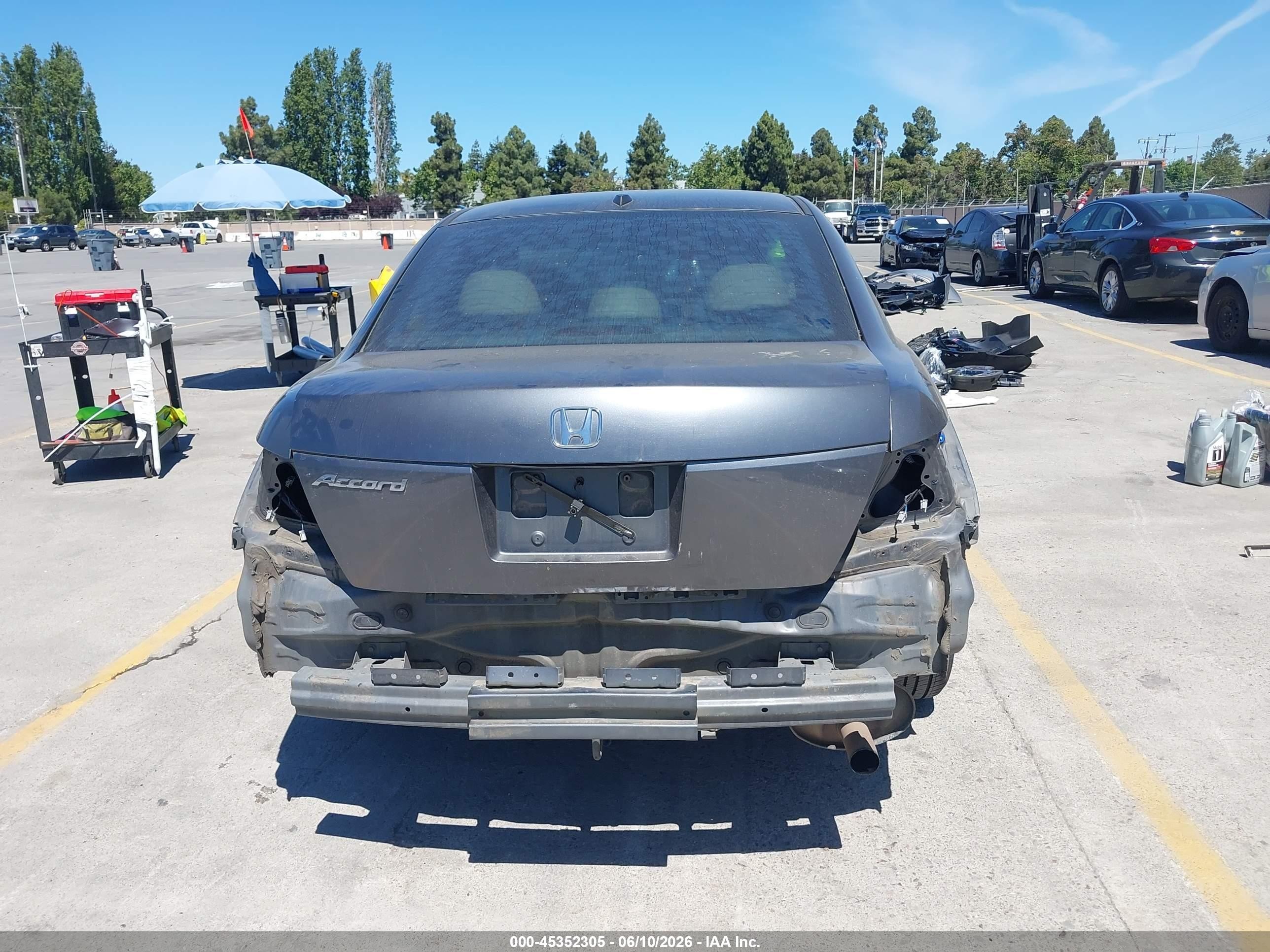 2008 Honda Accord 2.4 Ex-l Gray vin: 1HGCP26838A101915