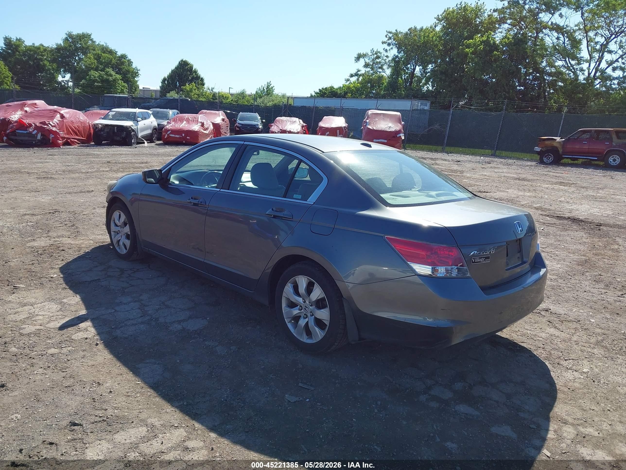 2008 Honda Accord 2.4 Ex-l Gray vin: 1HGCP26838A101980