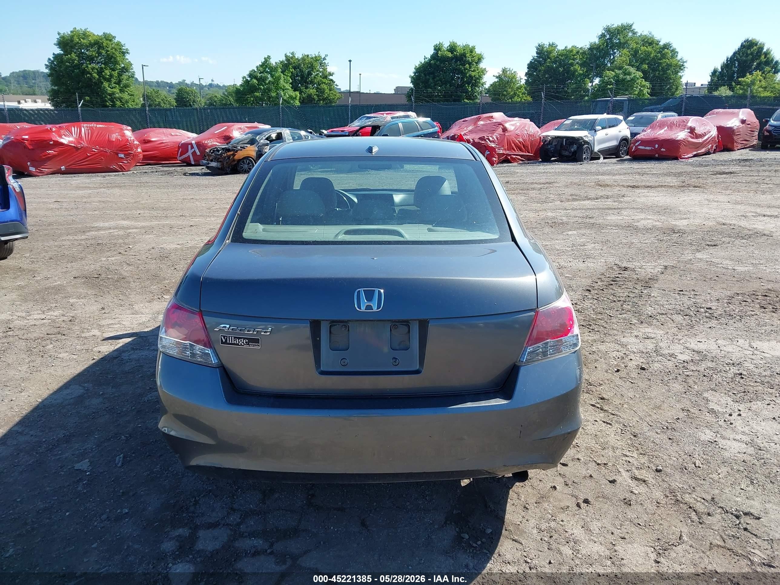 2008 Honda Accord 2.4 Ex-l Gray vin: 1HGCP26838A101980