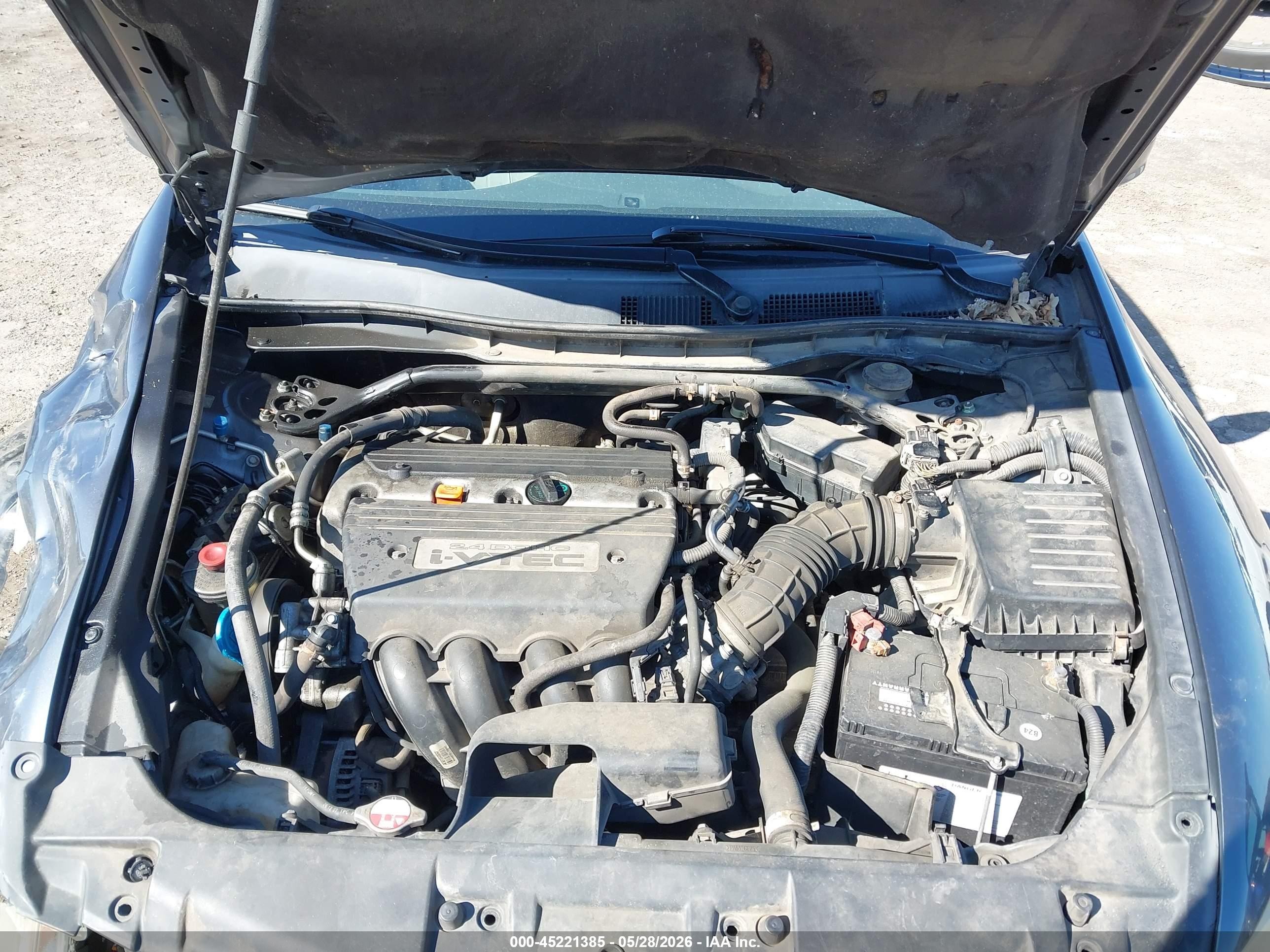 2008 Honda Accord 2.4 Ex-l Gray vin: 1HGCP26838A101980