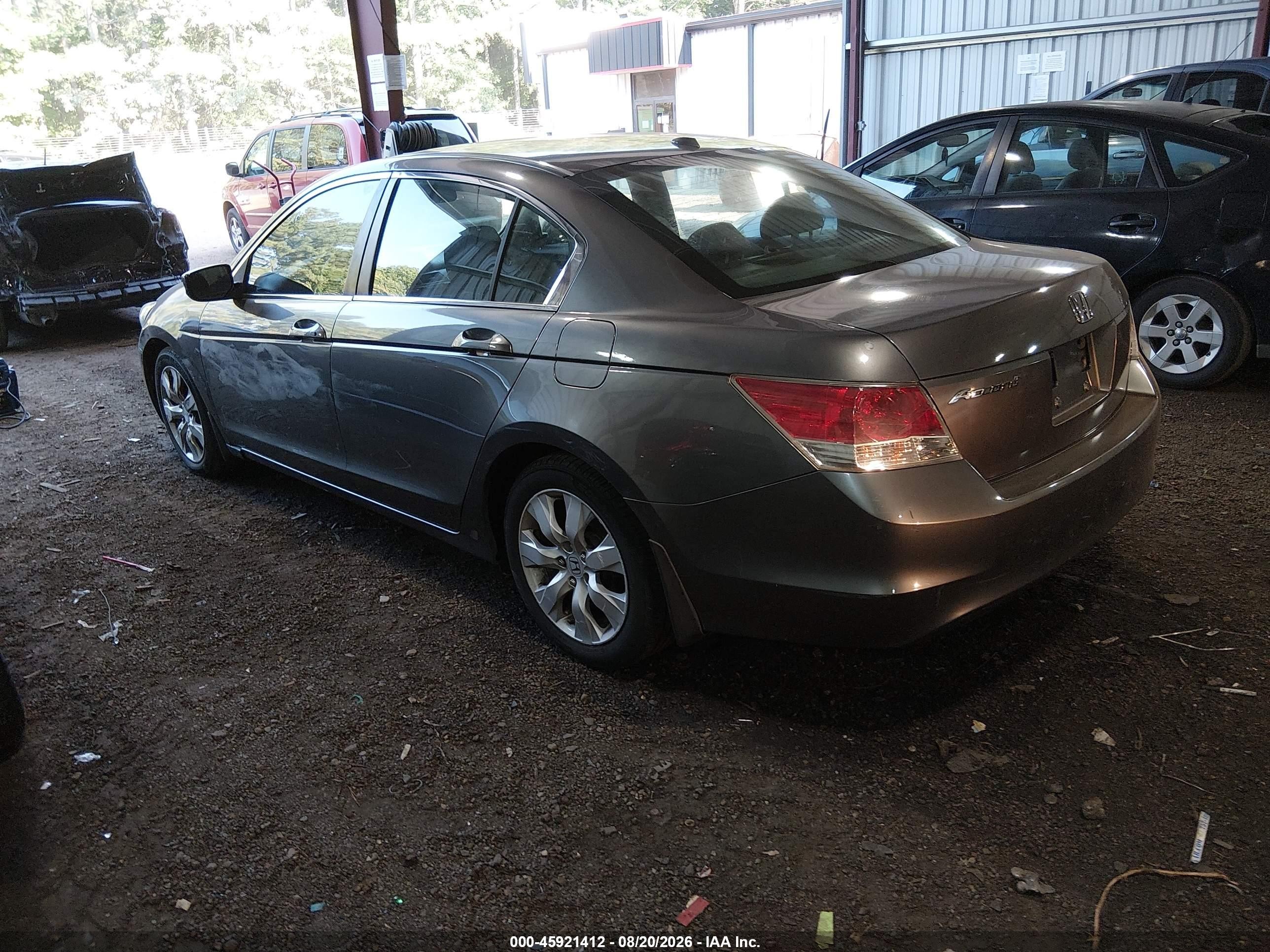 2008 Honda Accord 2.4 Ex-l Brown vin: 1HGCP26838A106094