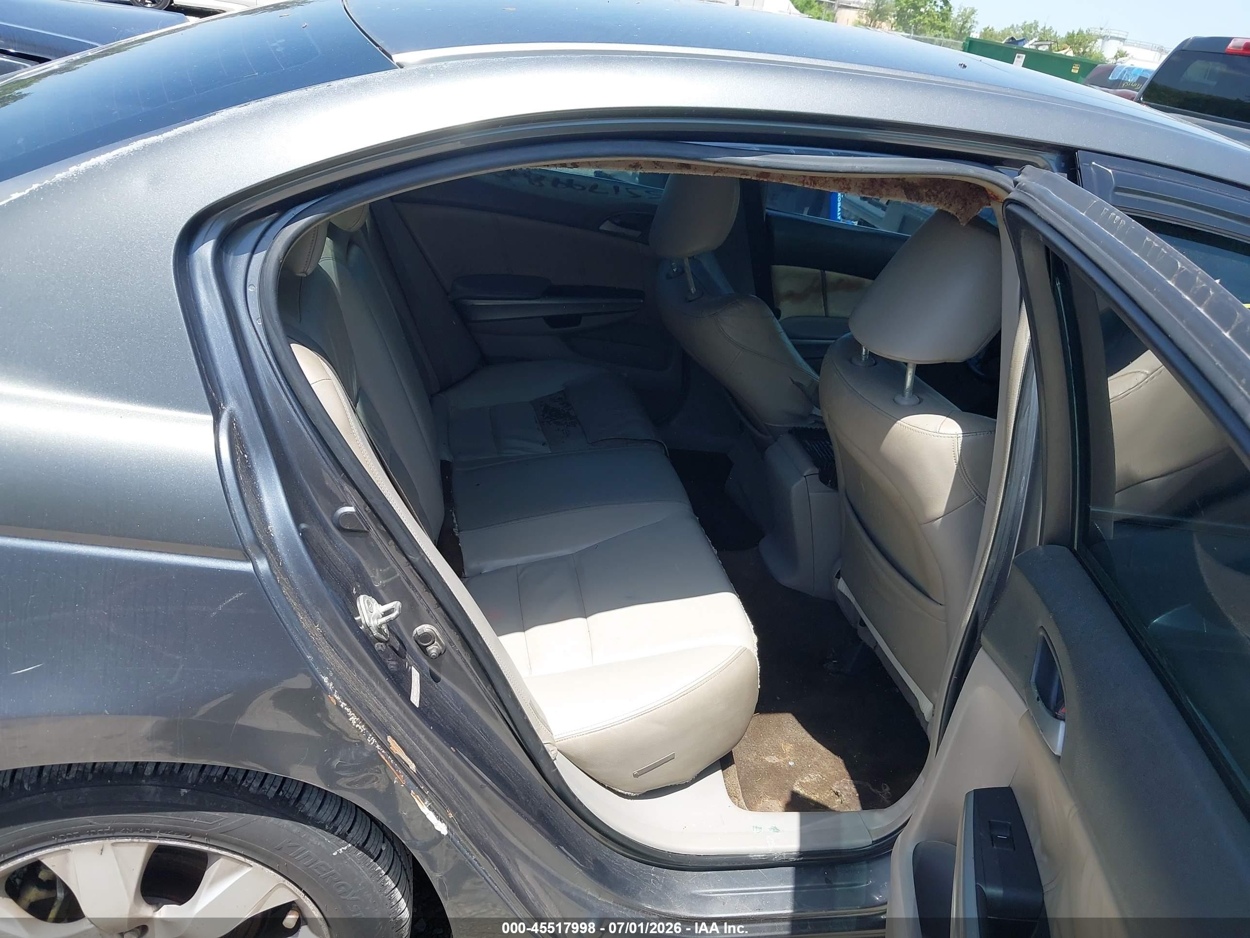 2008 Honda Accord 2.4 Ex-l Gray vin: 1HGCP26838A107519