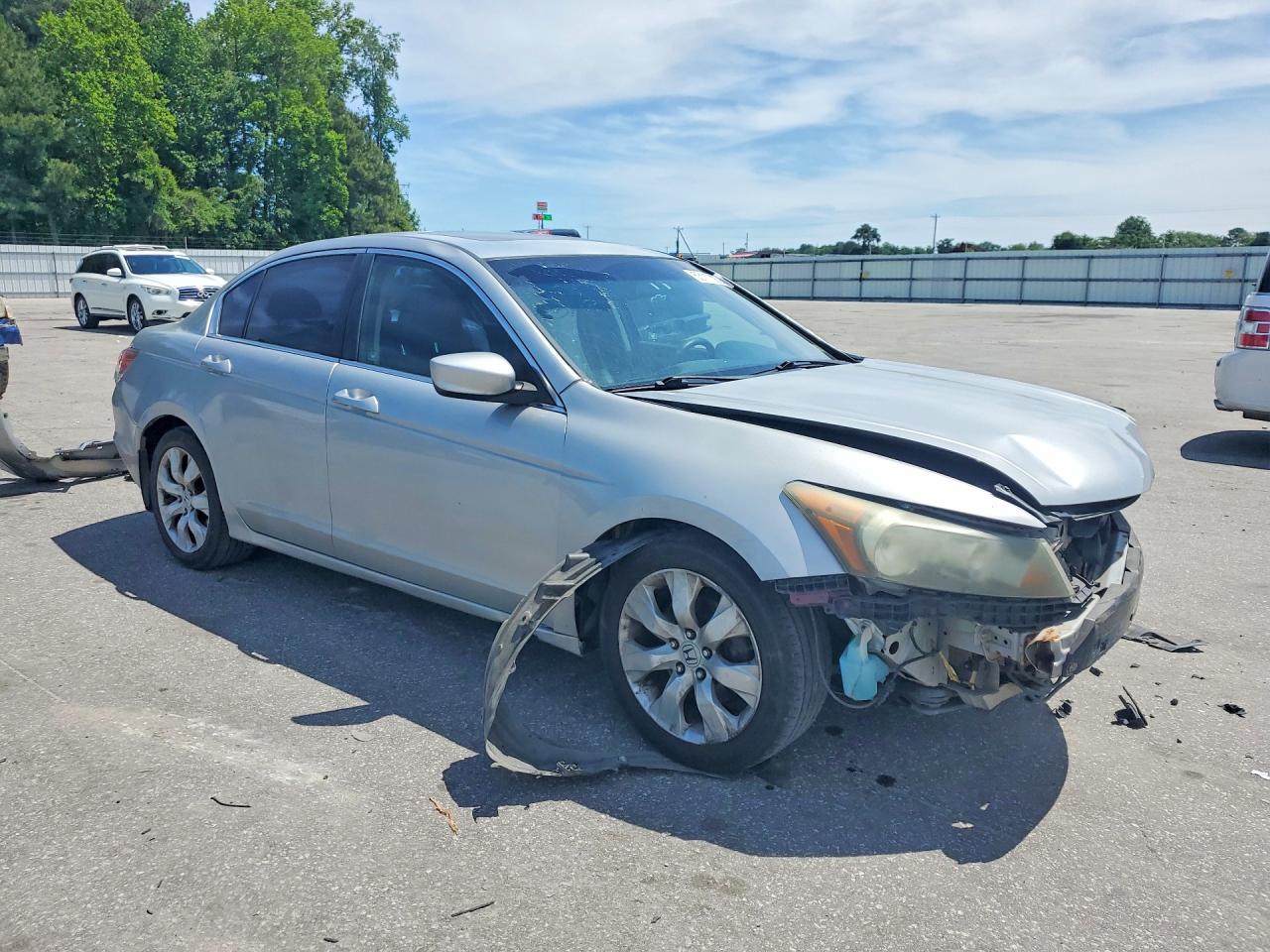 2008 Honda Accord Exl Silver vin: 1HGCP26838A116303