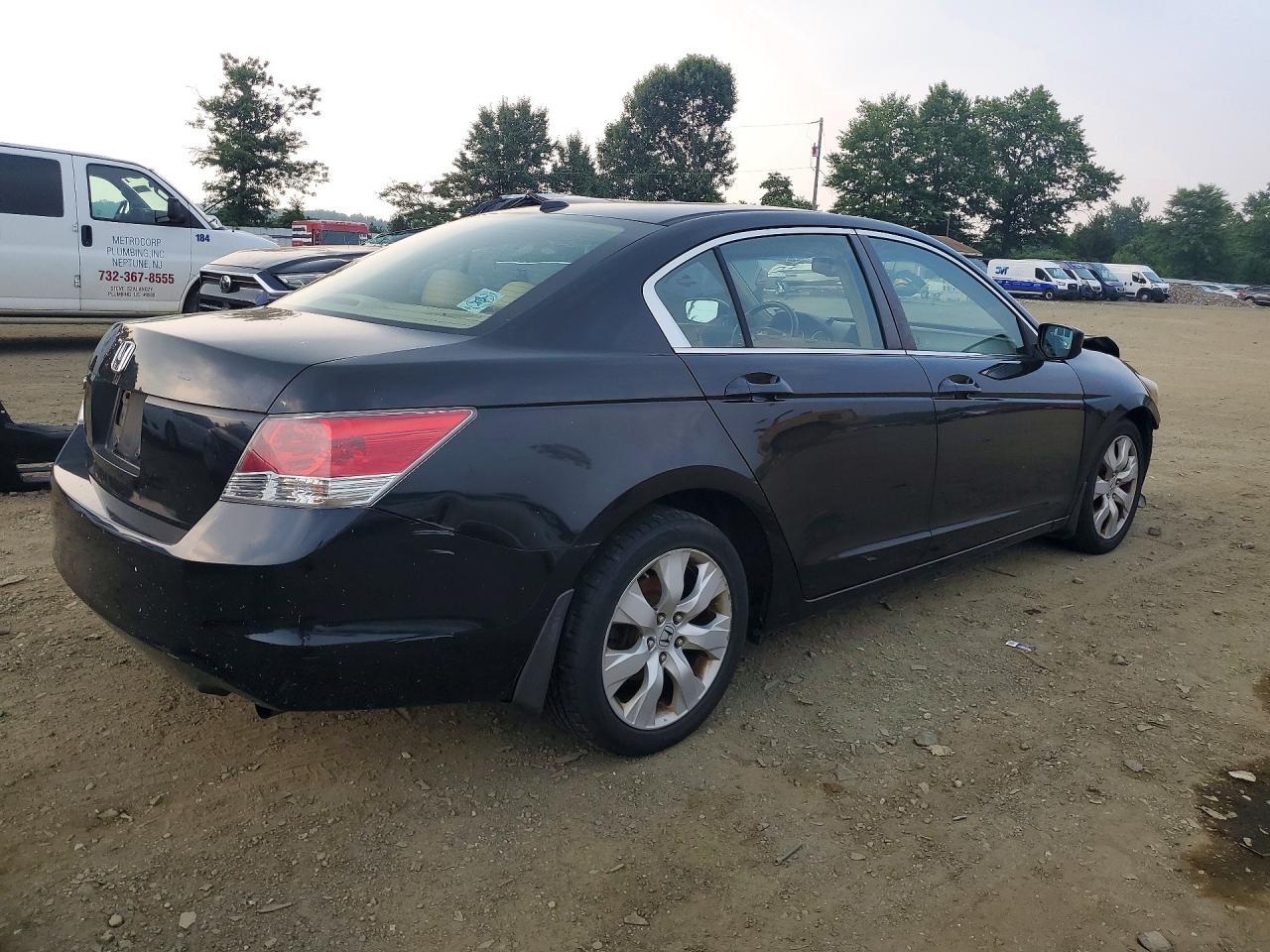 2008 Honda Accord Exl Black vin: 1HGCP26838A134168
