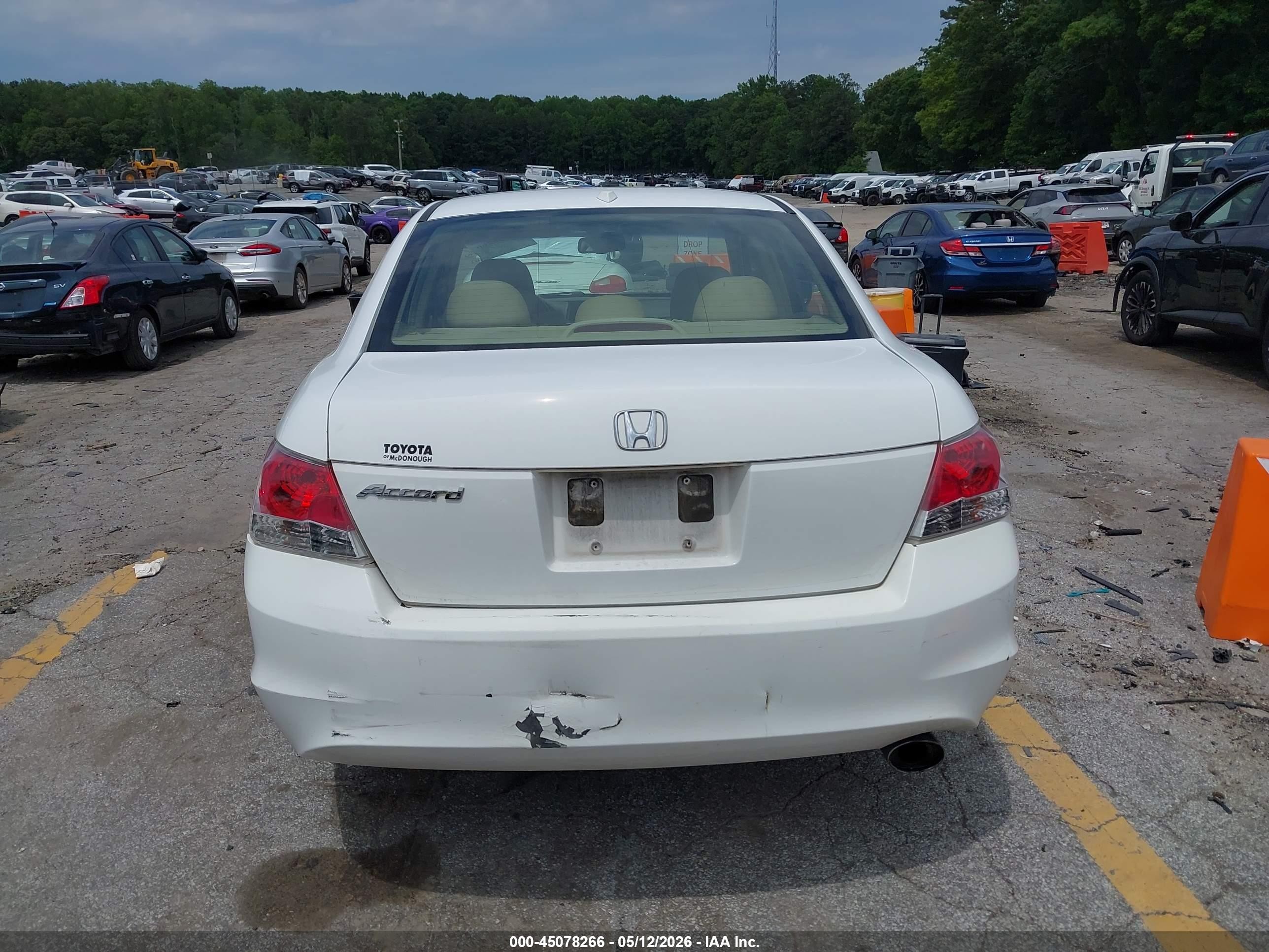 2008 Honda Accord 2.4 Ex-l White vin: 1HGCP26838A143906