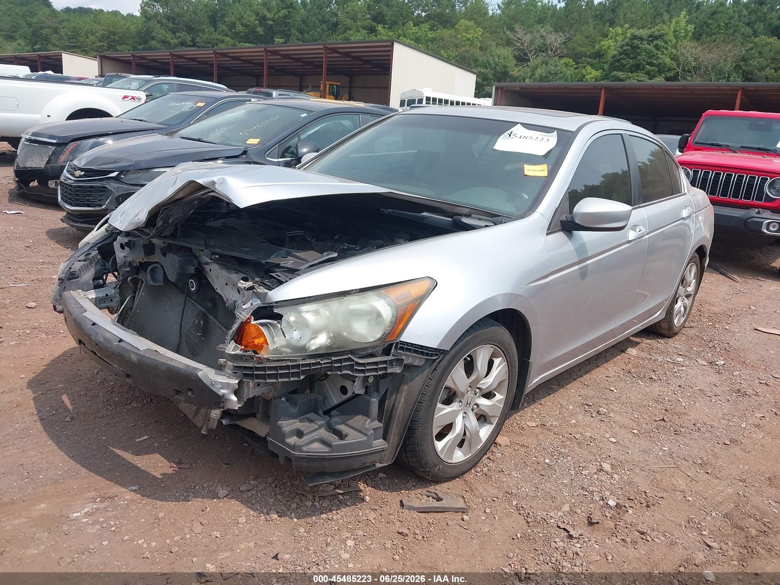 2009 Honda Accord 2.4 Ex-l Silver vin: 1HGCP26839A008961