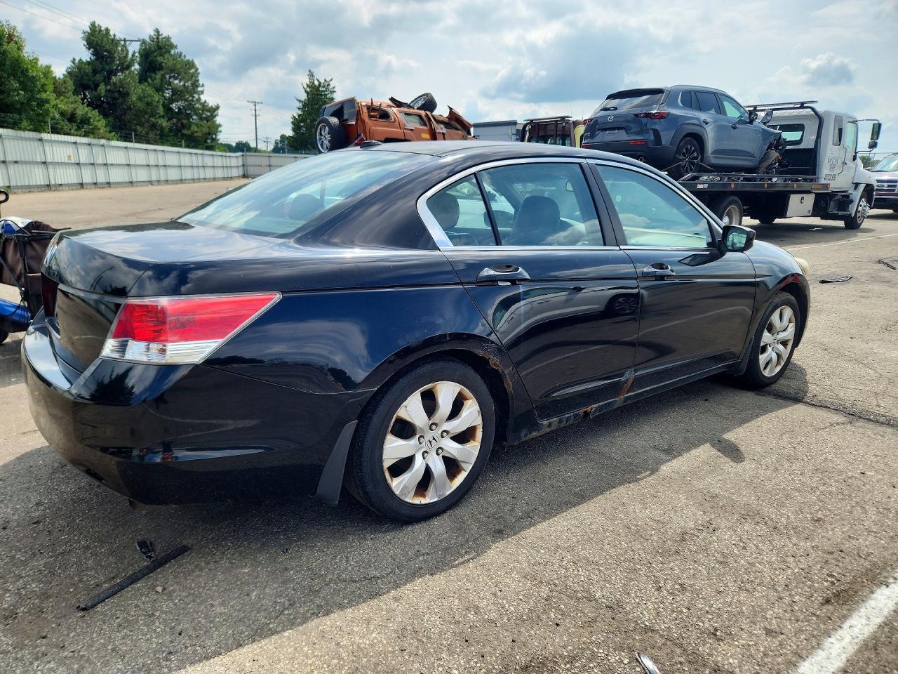 2009 Honda Accord Exl Black vin: 1HGCP26839A013528