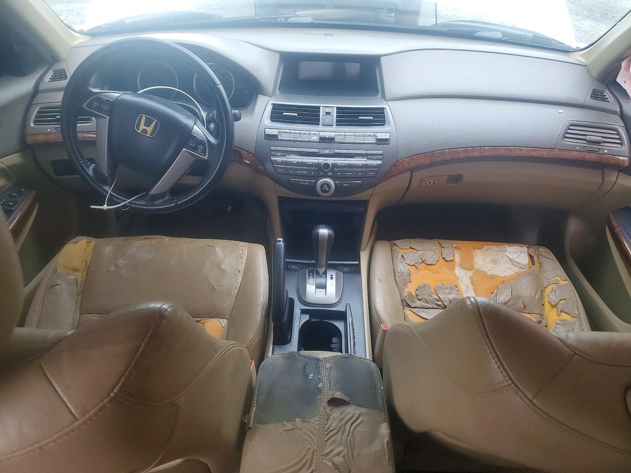 2009 Honda Accord Exl White vin: 1HGCP26839A028336