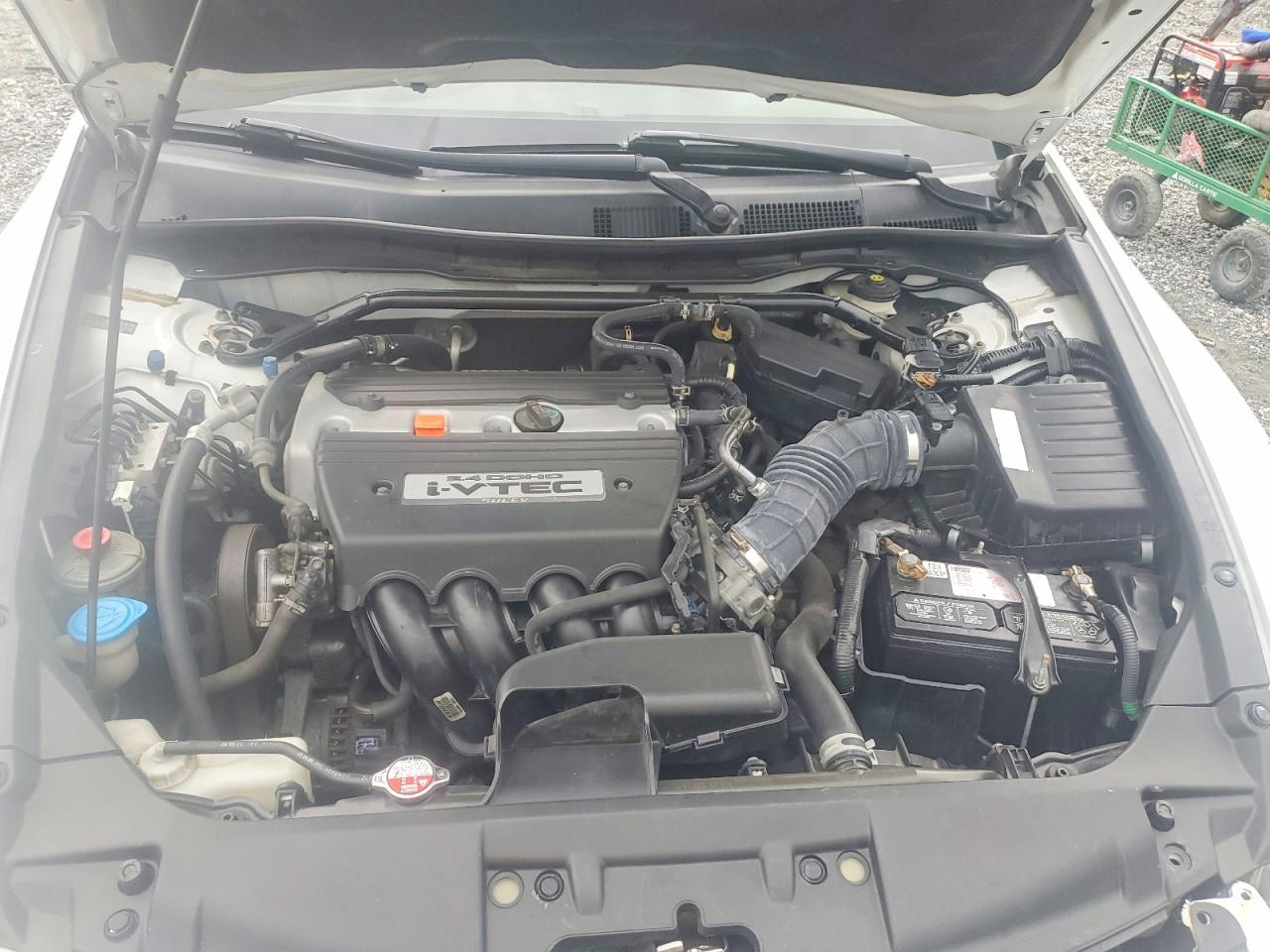 2009 Honda Accord Exl White vin: 1HGCP26839A028336