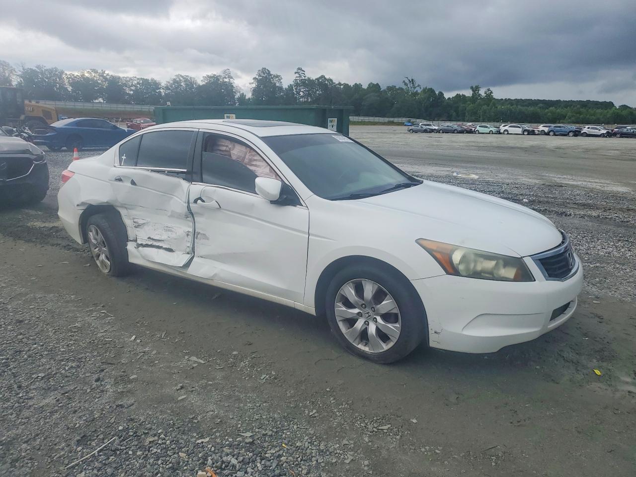 2009 Honda Accord Exl White vin: 1HGCP26839A028336