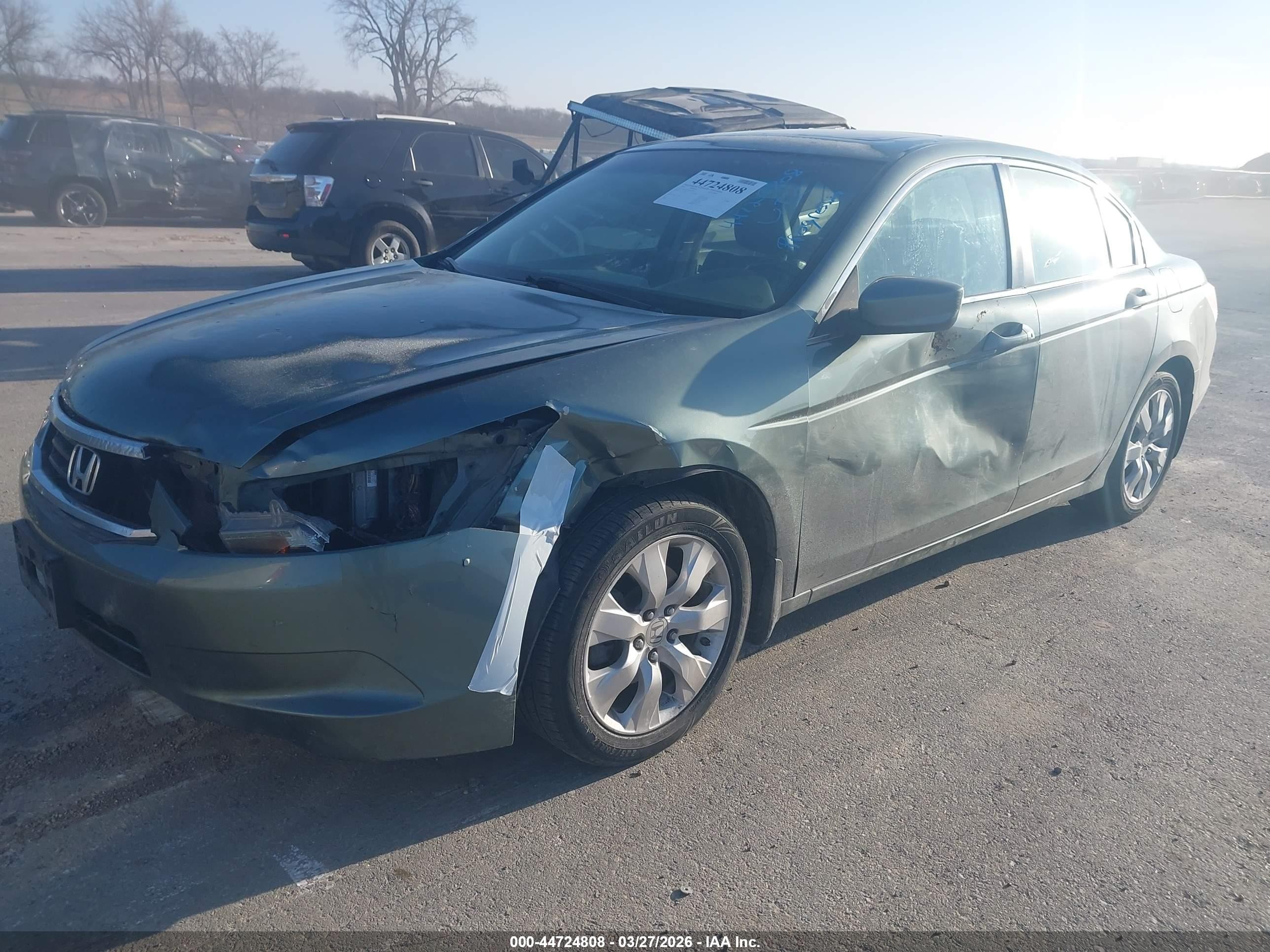 2009 Honda Accord 2.4 Ex-l Зеленый vin: 1HGCP26839A032709
