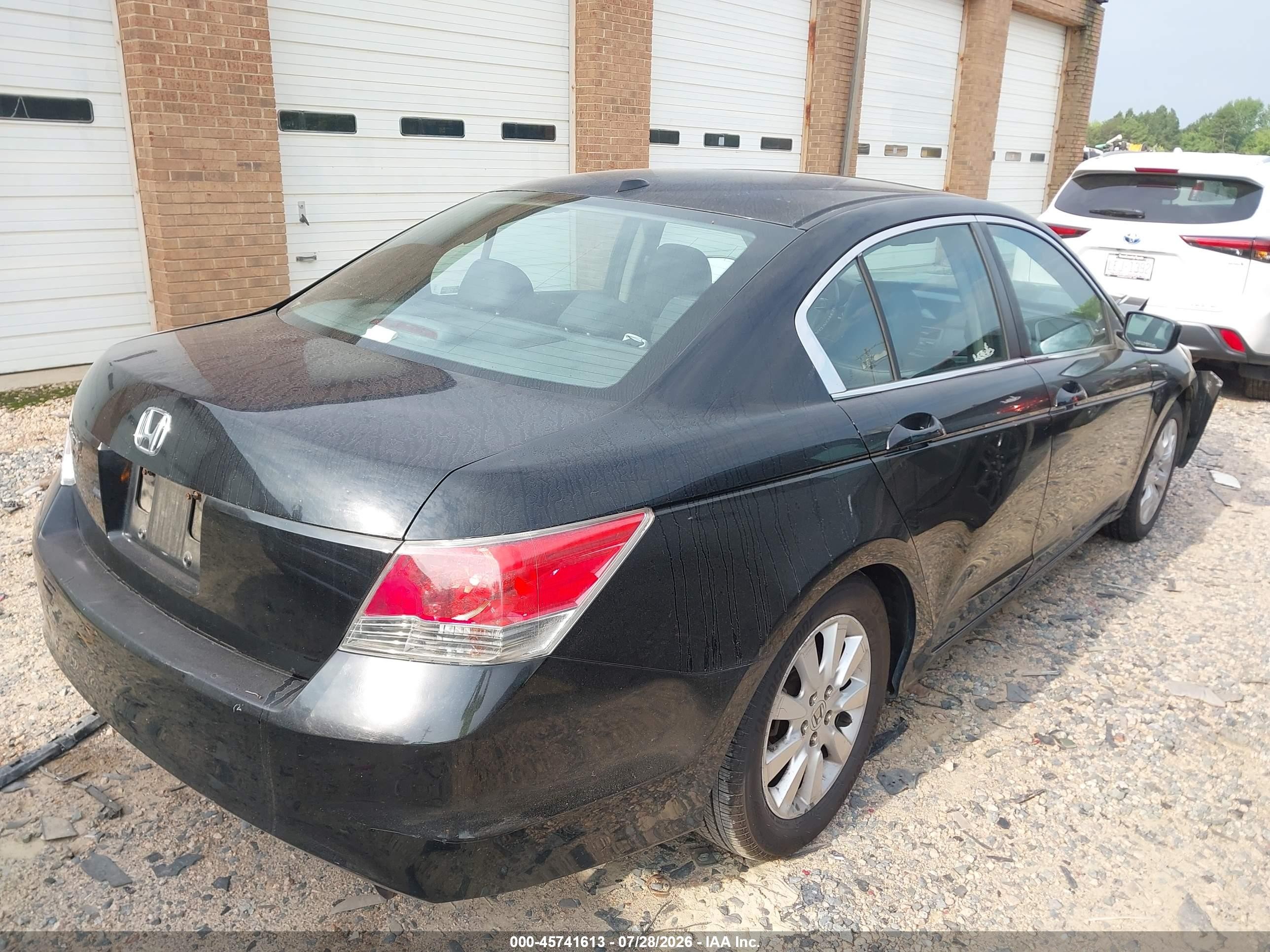 2009 Honda Accord 2.4 Ex-l Black vin: 1HGCP26839A035514