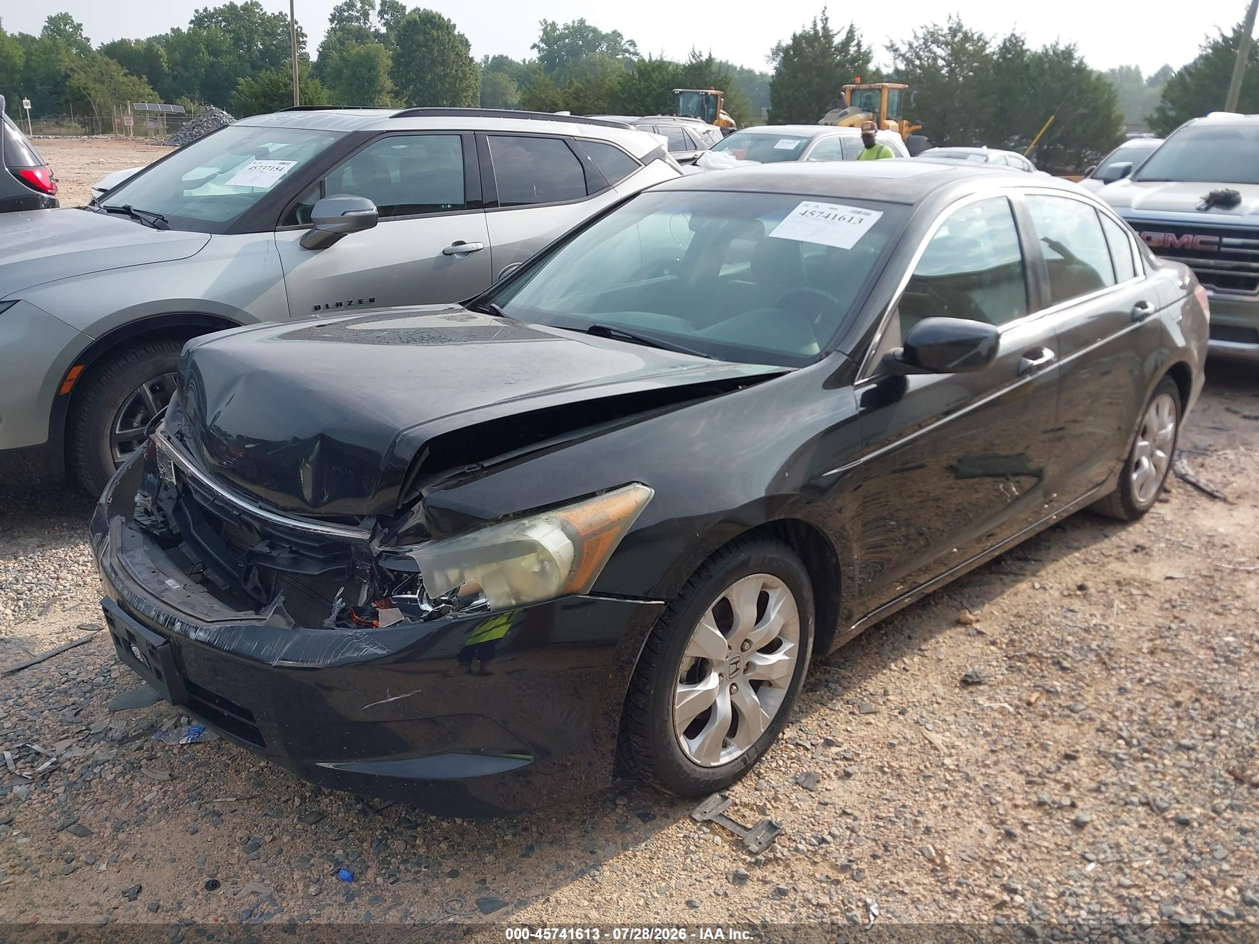 2009 Honda Accord 2.4 Ex-l Black vin: 1HGCP26839A035514