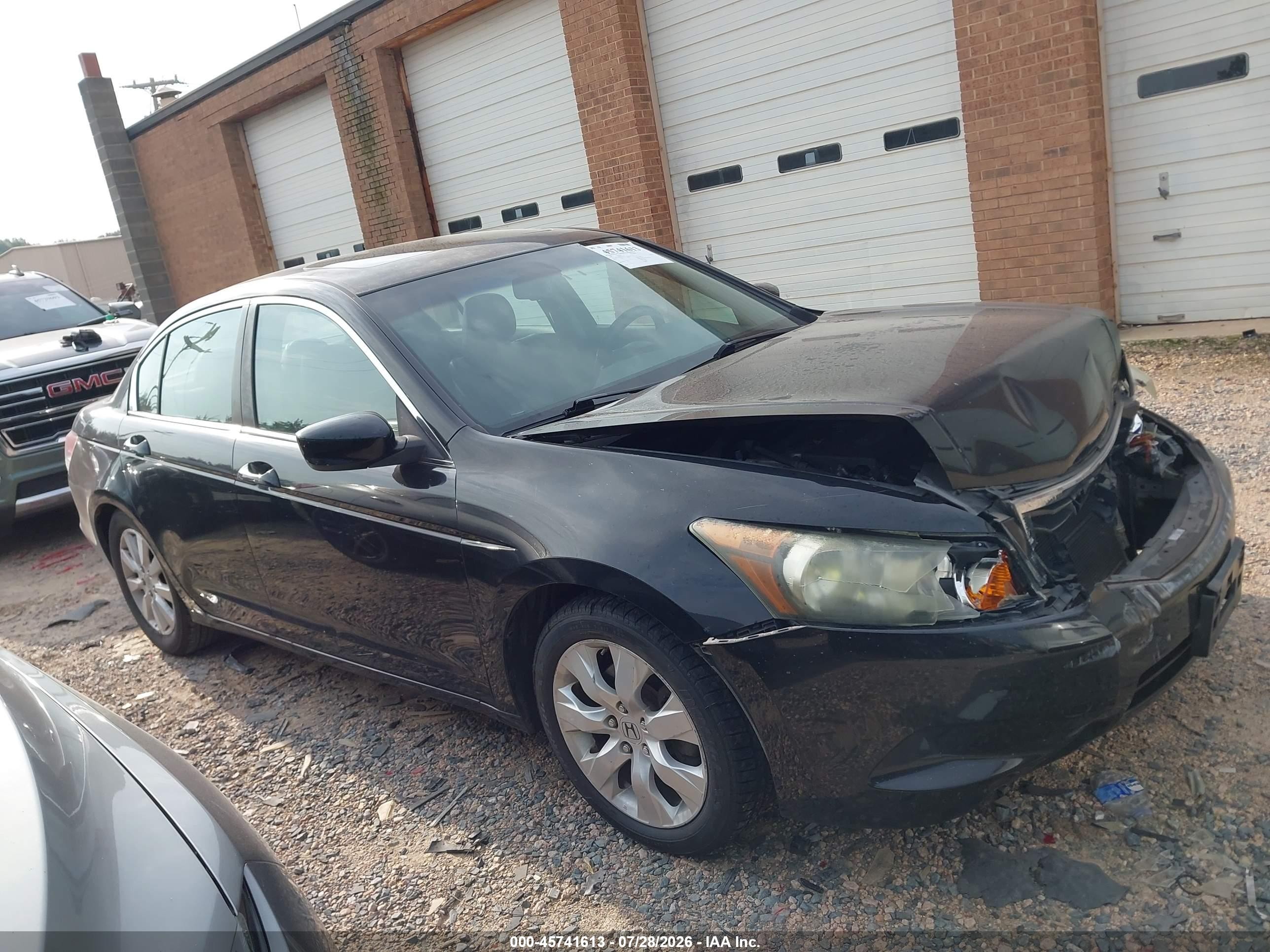 2009 Honda Accord 2.4 Ex-l Black vin: 1HGCP26839A035514