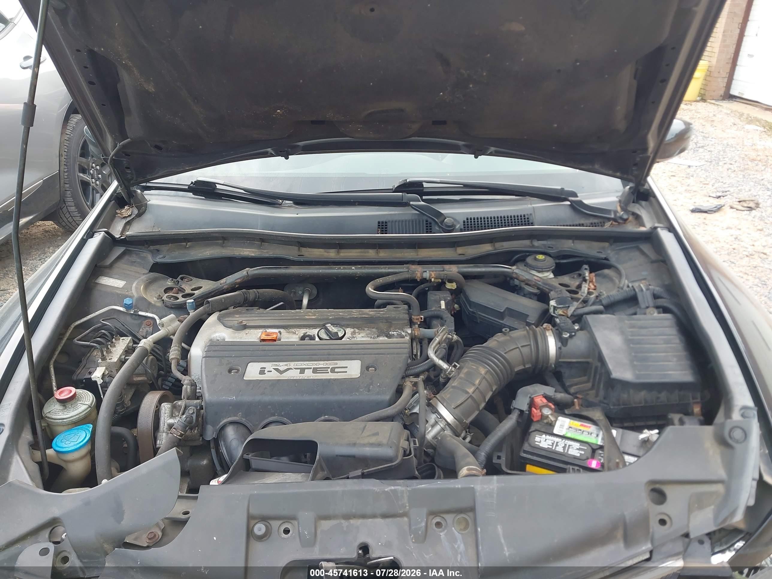 2009 Honda Accord 2.4 Ex-l Black vin: 1HGCP26839A035514