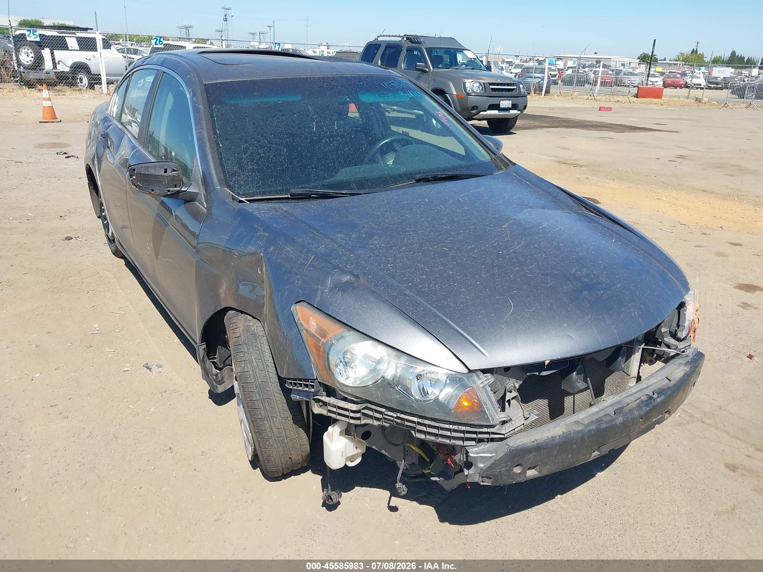 2009 Honda Accord 2.4 Ex-l Gray vin: 1HGCP26839A051616
