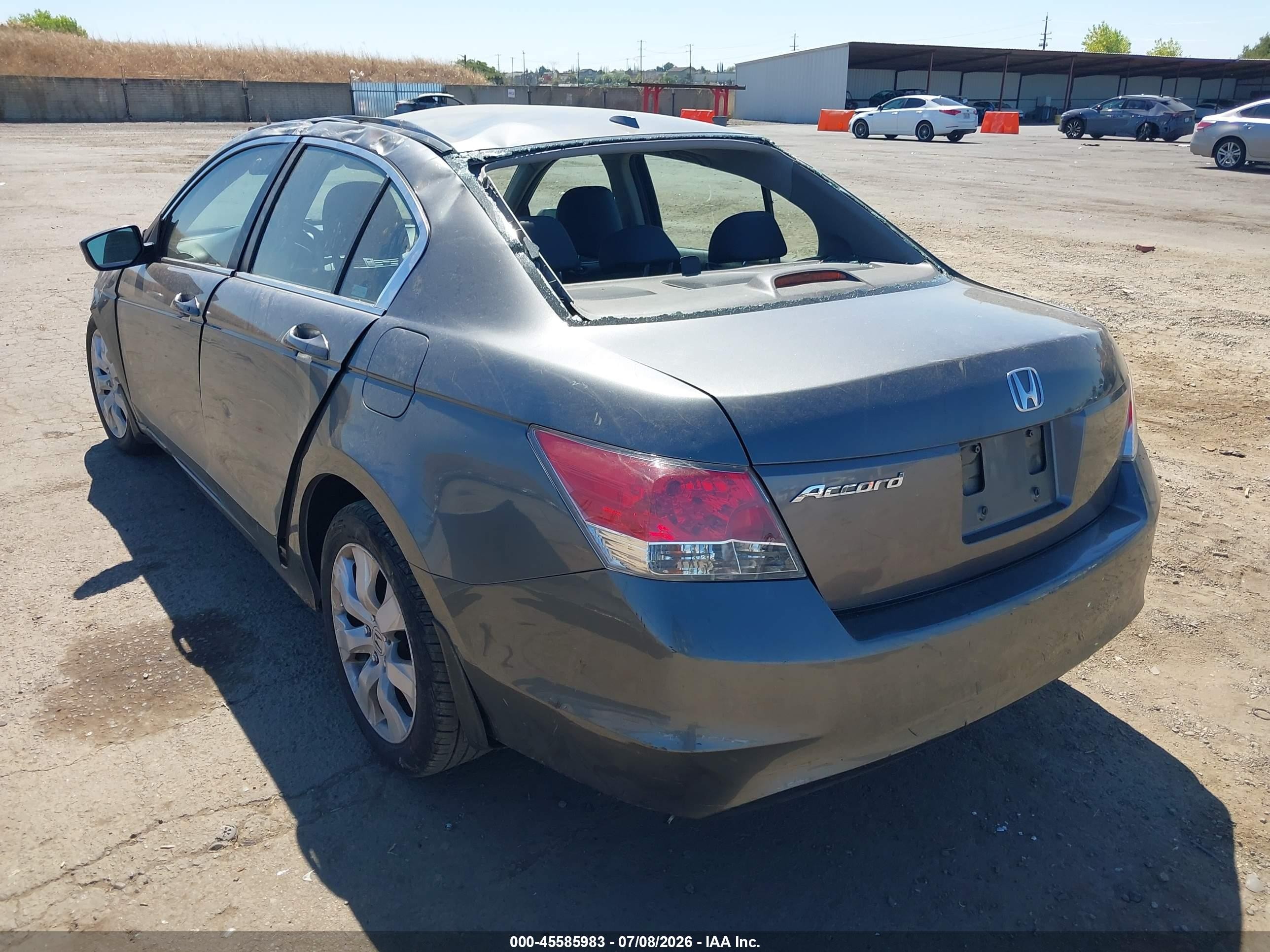 2009 Honda Accord 2.4 Ex-l Gray vin: 1HGCP26839A051616