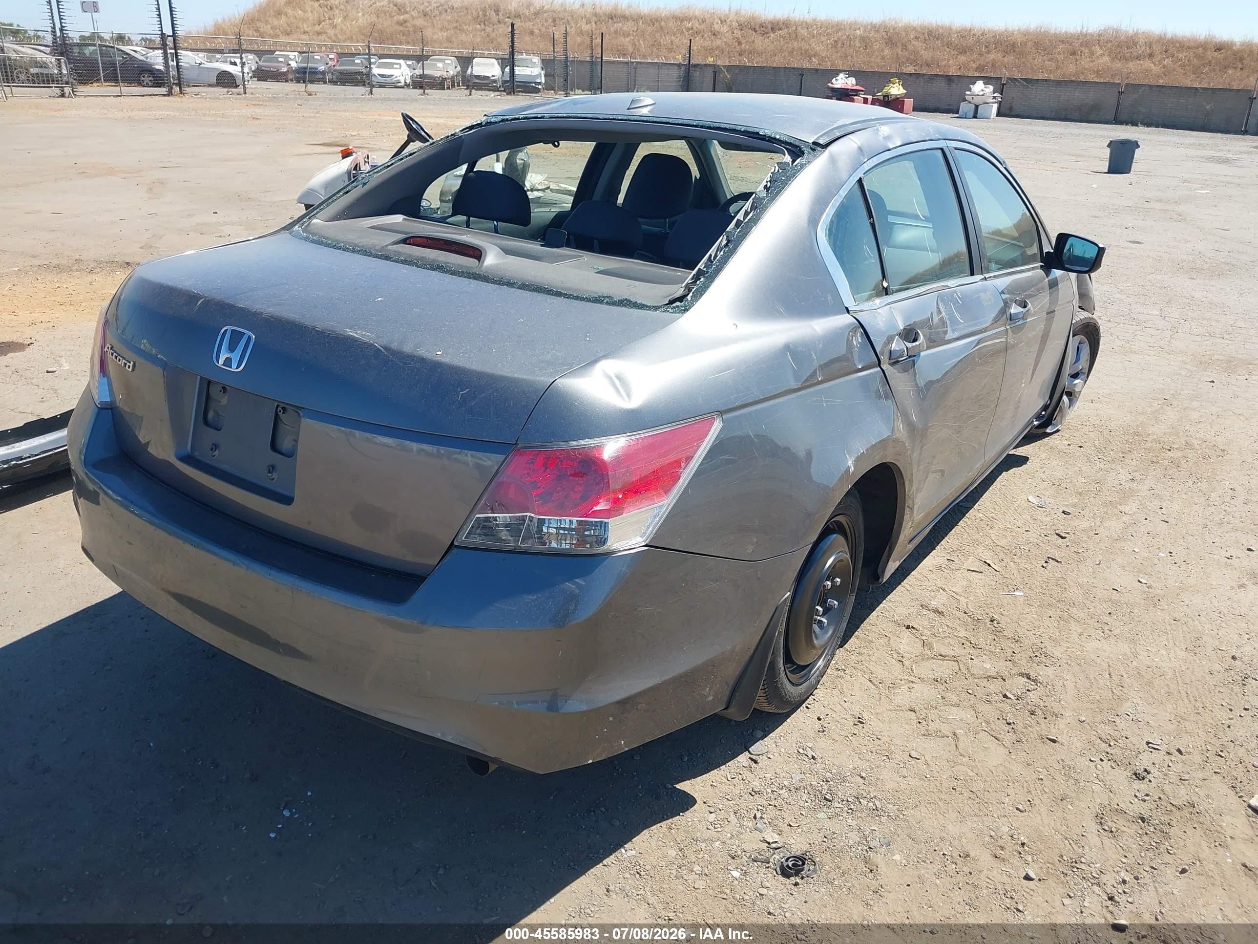 2009 Honda Accord 2.4 Ex-l Gray vin: 1HGCP26839A051616