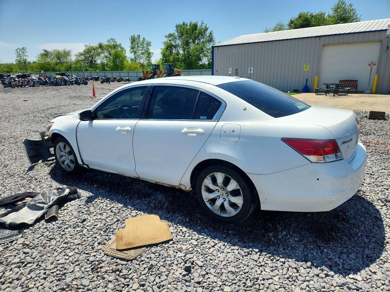 2009 Honda Accord Exl White vin: 1HGCP26839A056427