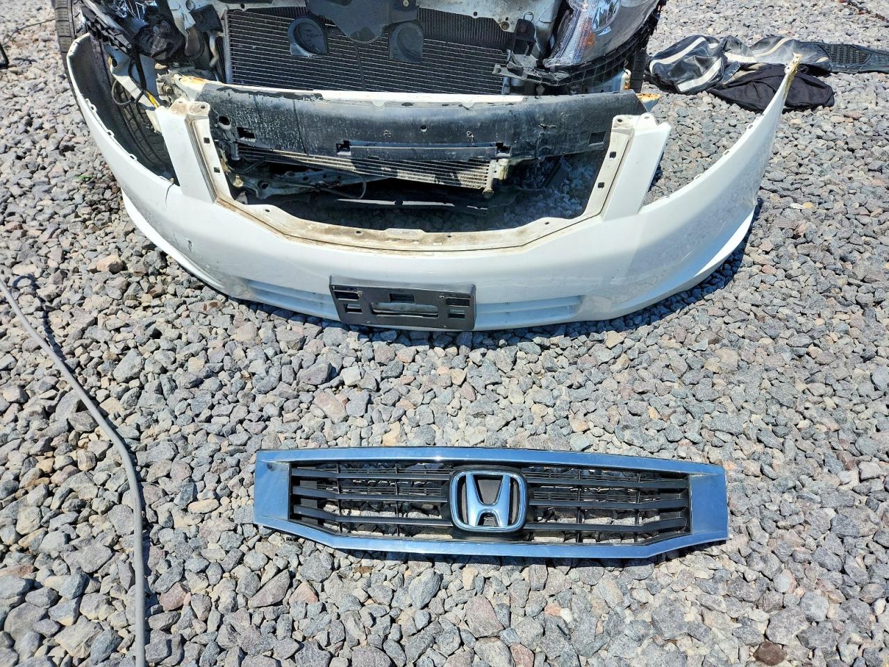 2009 Honda Accord Exl White vin: 1HGCP26839A056427