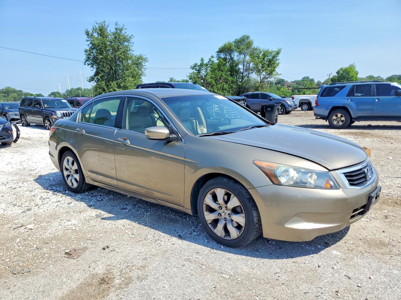 2009 Honda Accord Exl Beige vin: 1HGCP26839A098709