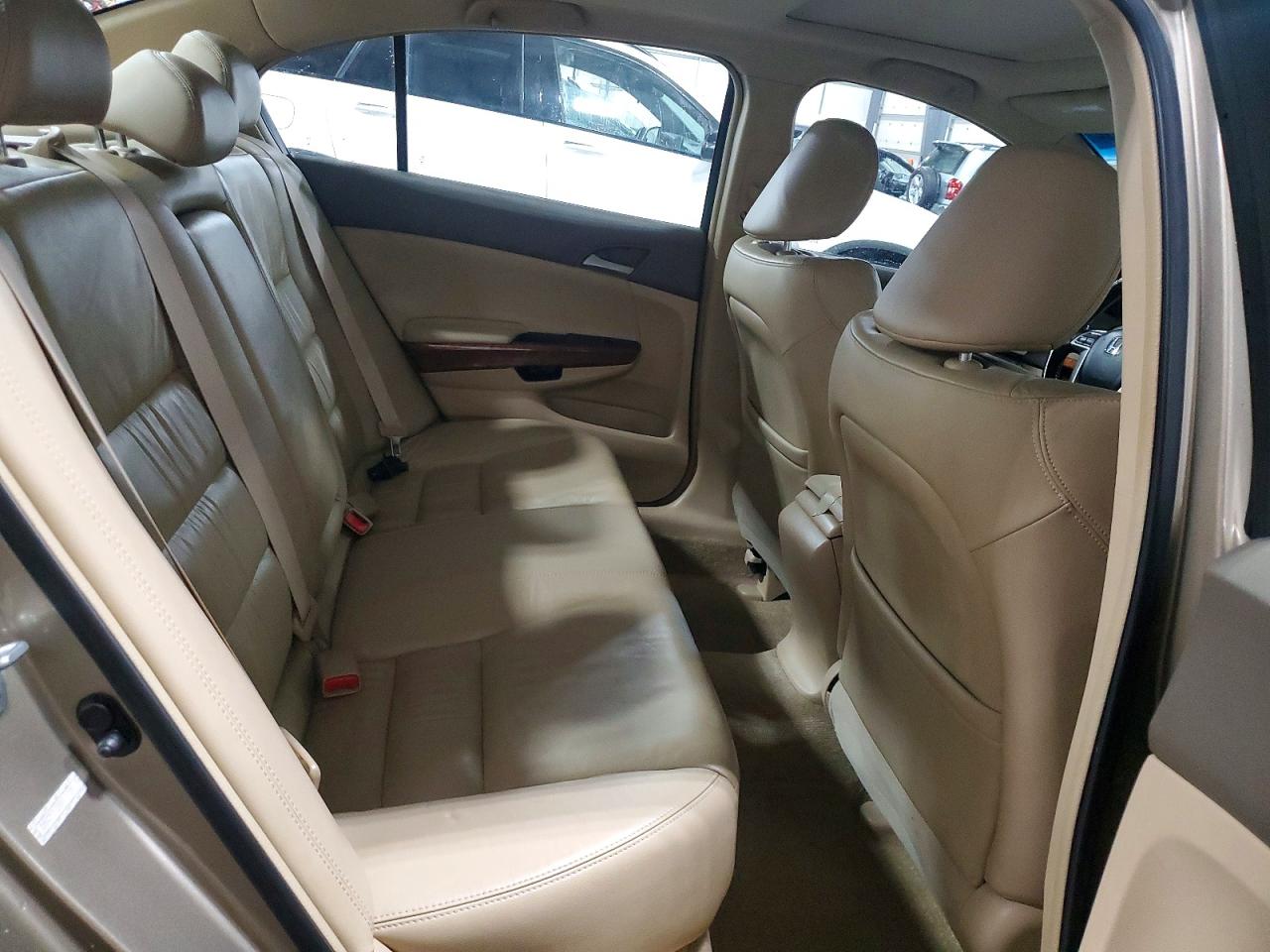 2009 Honda Accord Exl Tan vin: 1HGCP26839A110843