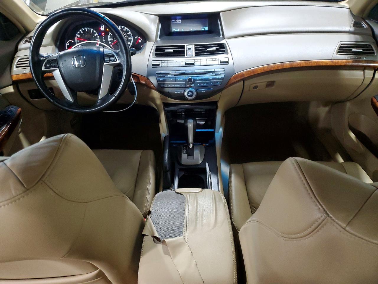2009 Honda Accord Exl Tan vin: 1HGCP26839A110843