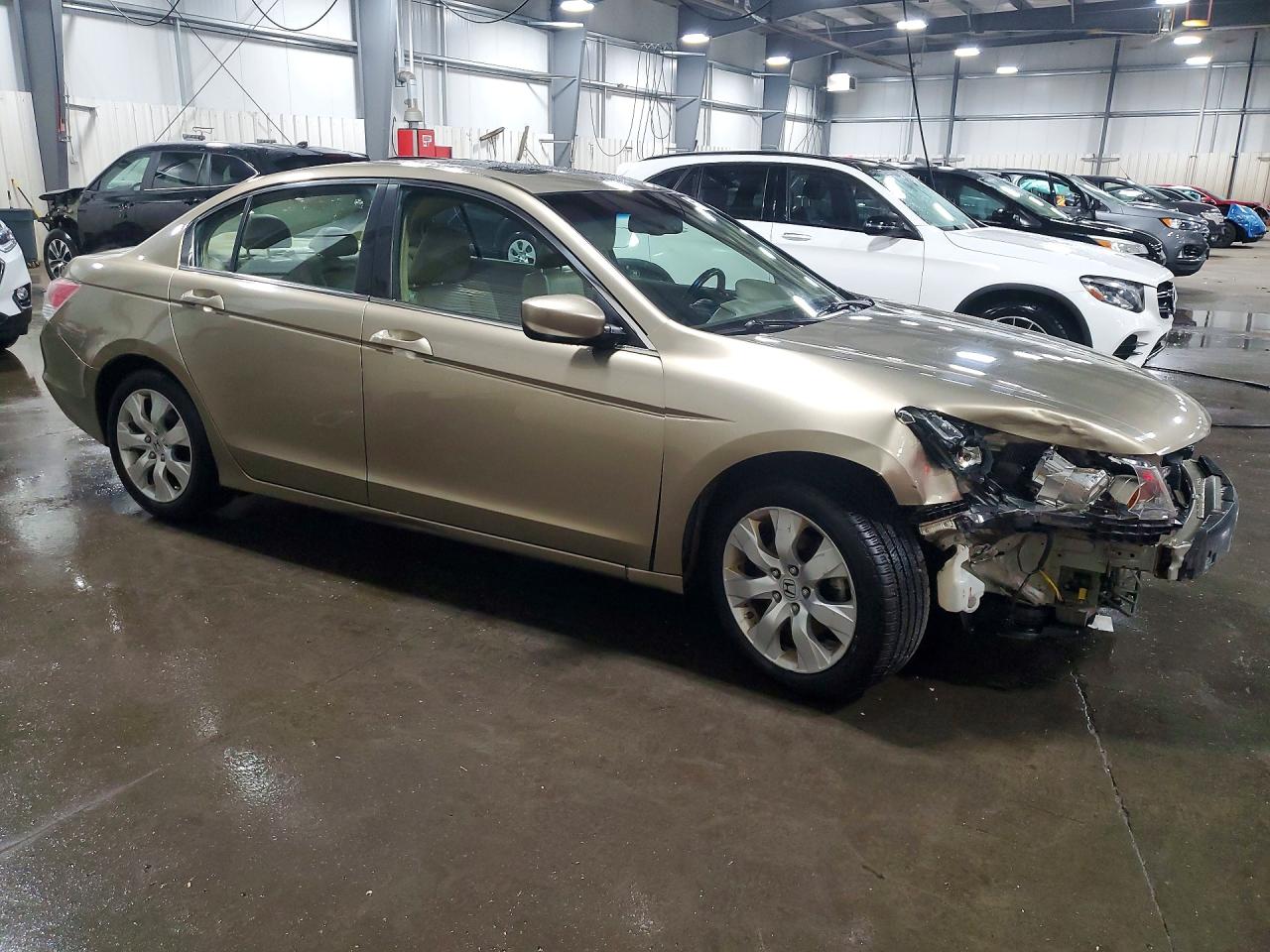 2009 Honda Accord Exl Tan vin: 1HGCP26839A110843