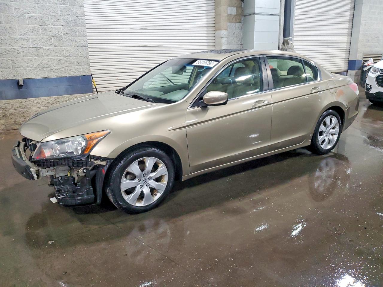 2009 Honda Accord Exl Tan vin: 1HGCP26839A110843