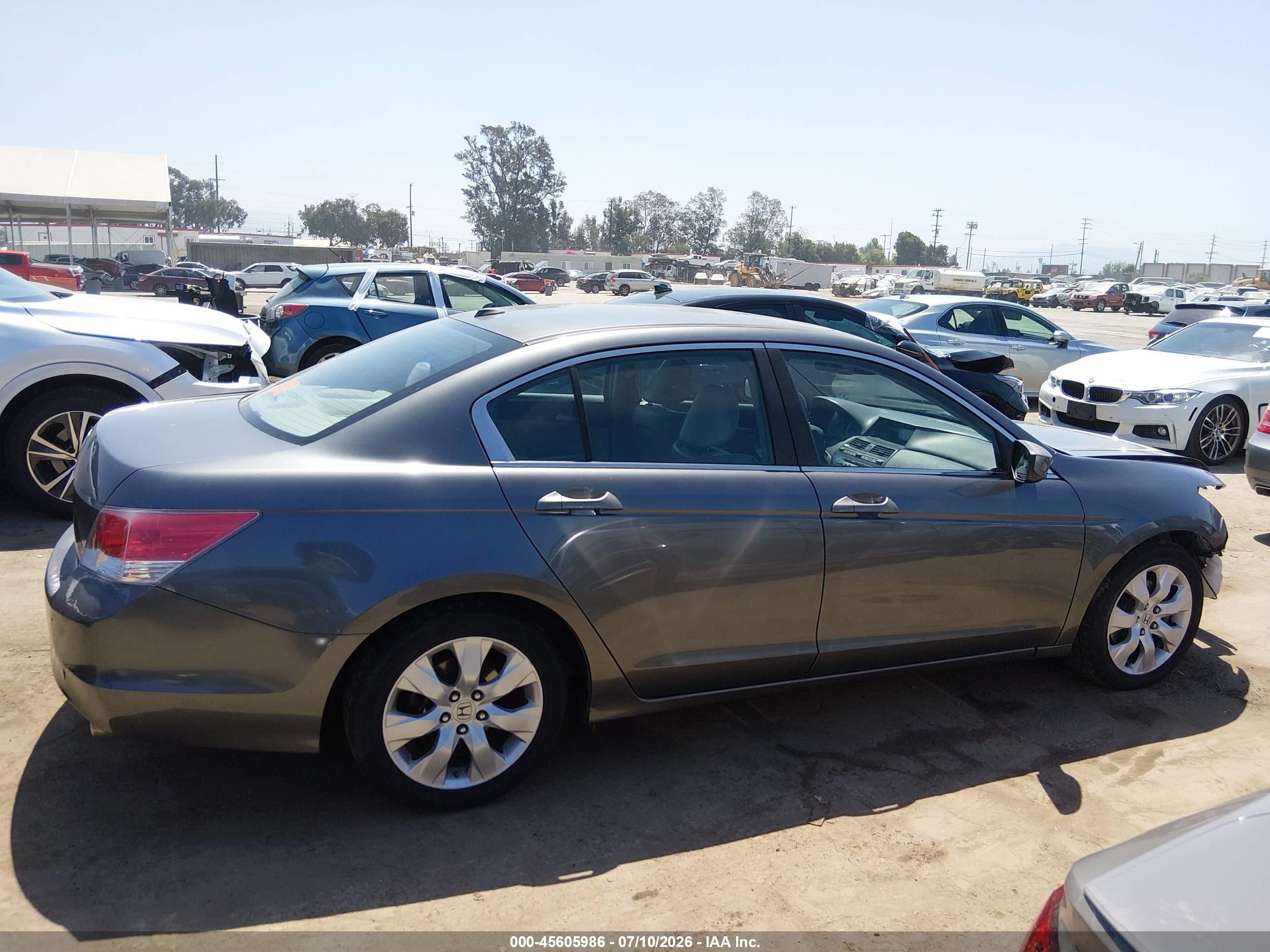 2009 Honda Accord 2.4 Ex-l Gray vin: 1HGCP26839A157712