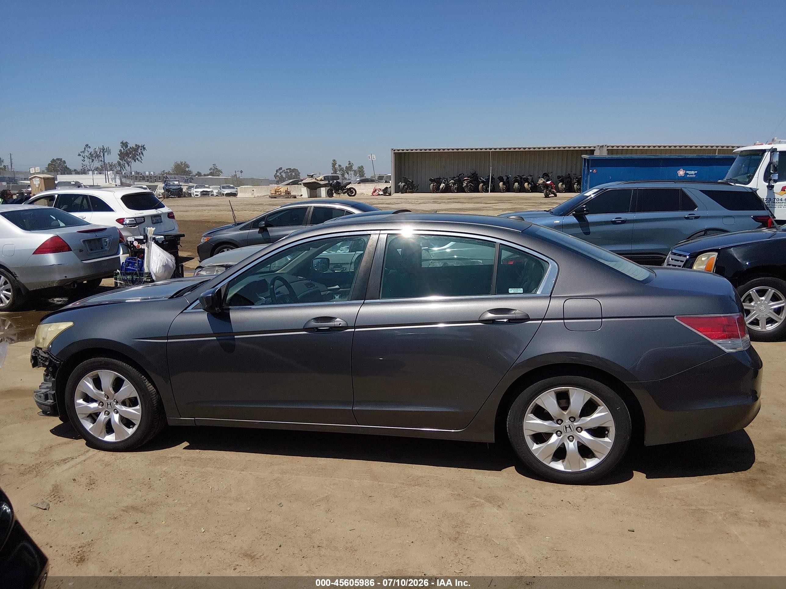 2009 Honda Accord 2.4 Ex-l Gray vin: 1HGCP26839A157712