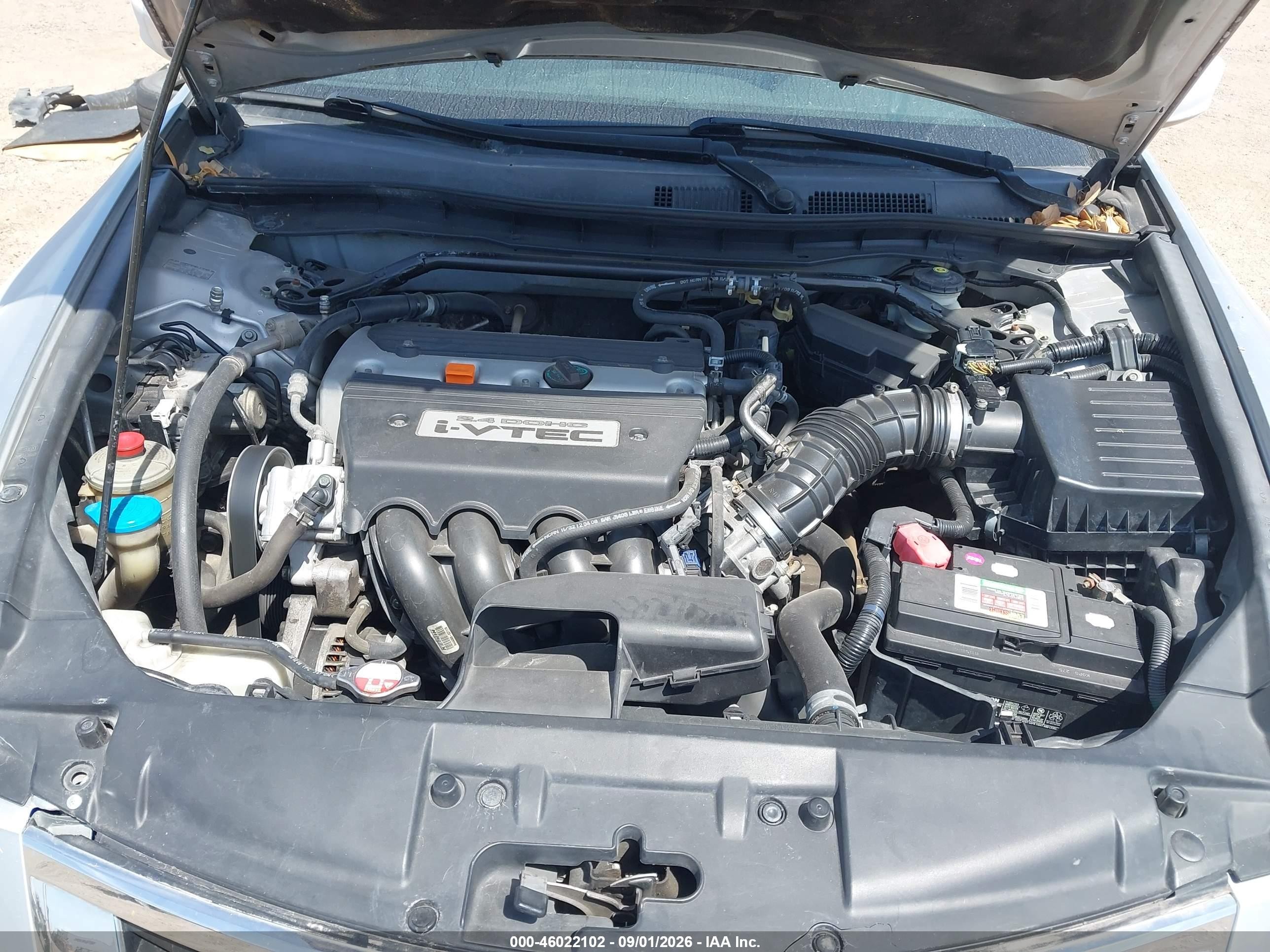 2009 Honda Accord 2.4 Ex-l Серебряный vin: 1HGCP26839A178690