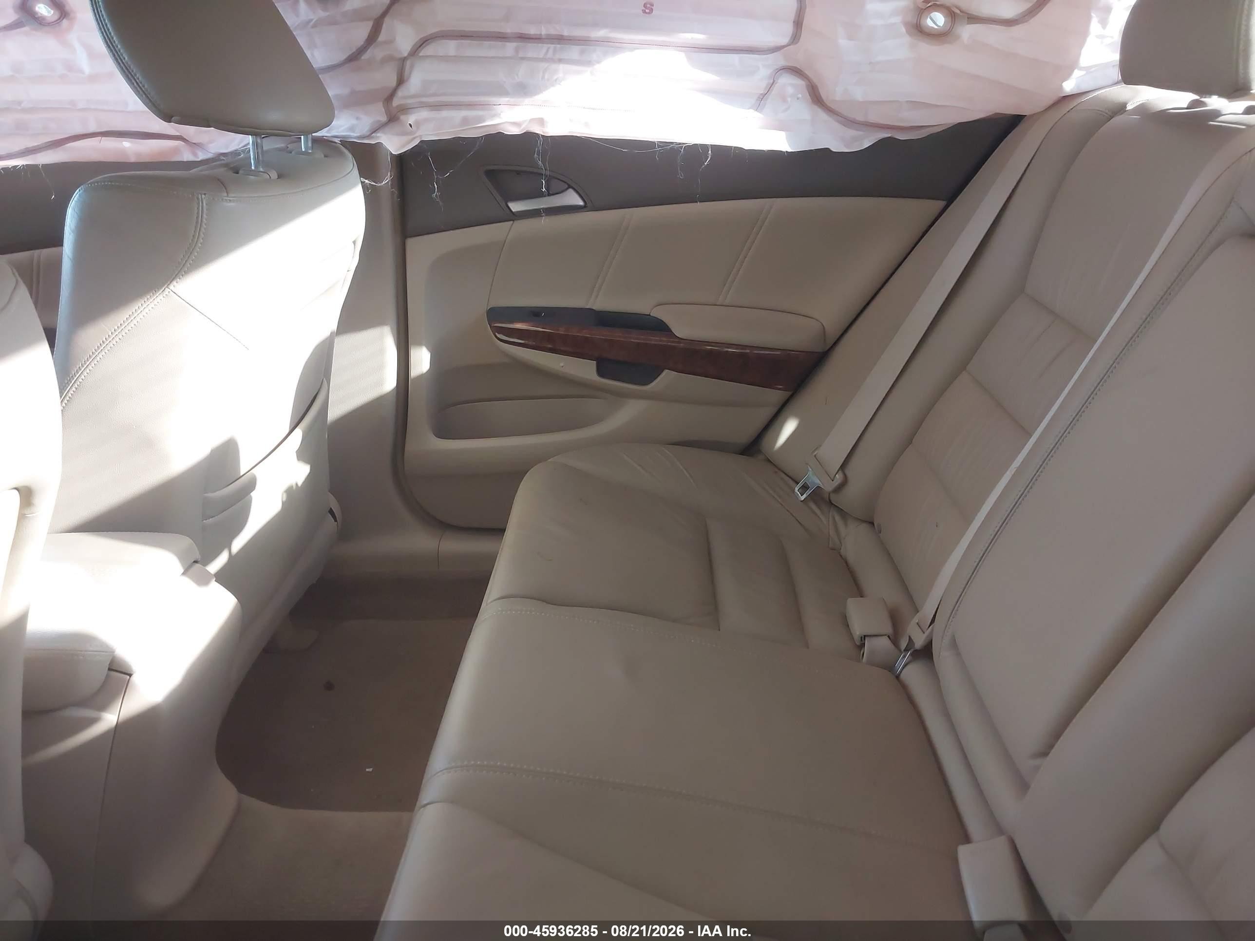 2008 Honda Accord 2.4 Ex-l White vin: 1HGCP26848A001452