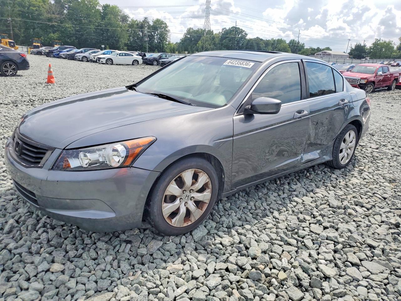 2008 Honda Accord Exl Серый vin: 1HGCP26848A032071
