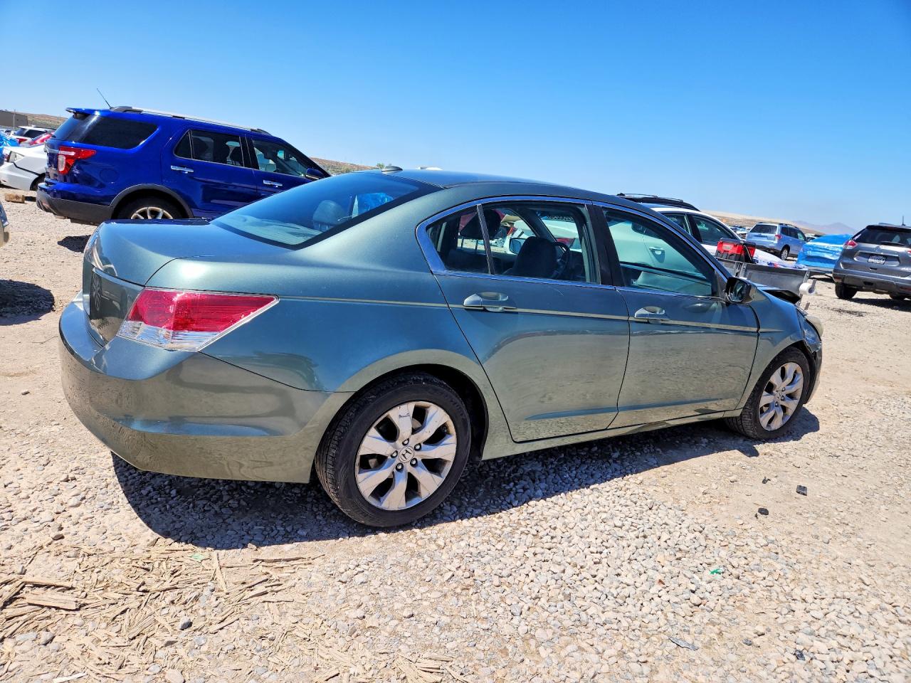 2008 Honda Accord Exl Green vin: 1HGCP26848A035553