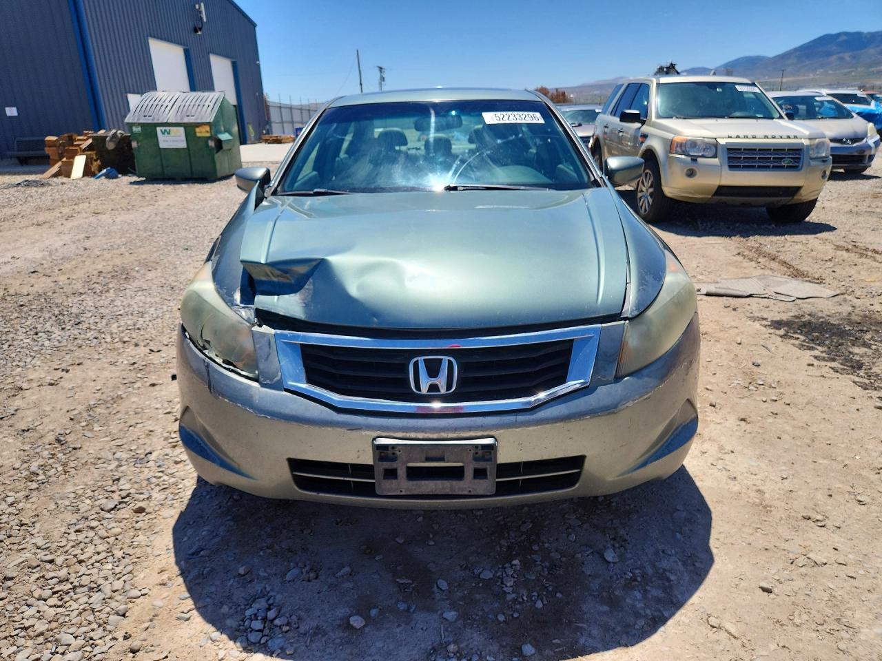 2008 Honda Accord Exl Green vin: 1HGCP26848A035553