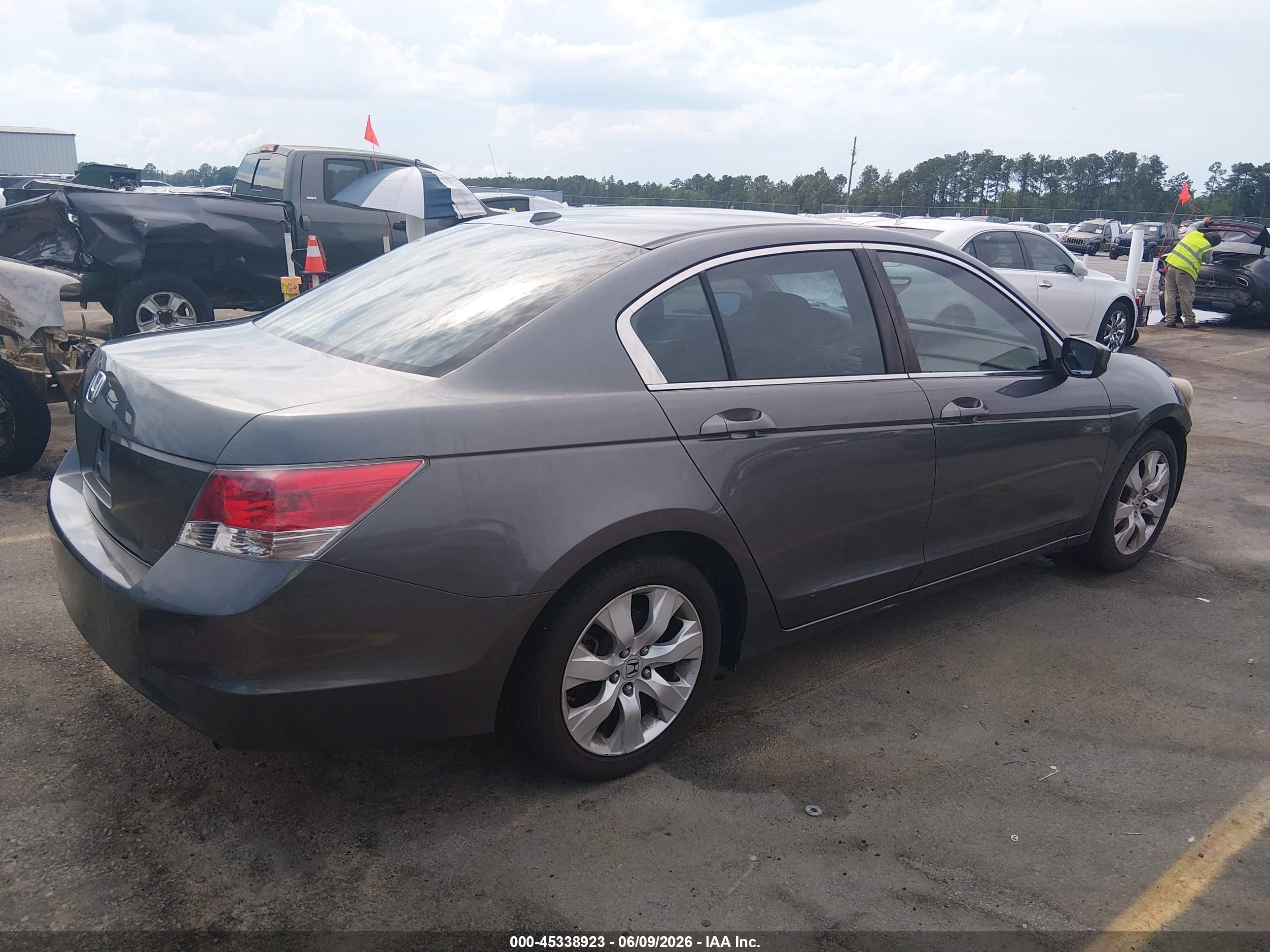 2008 Honda Accord 2.4 Ex-l Gray vin: 1HGCP26848A040929