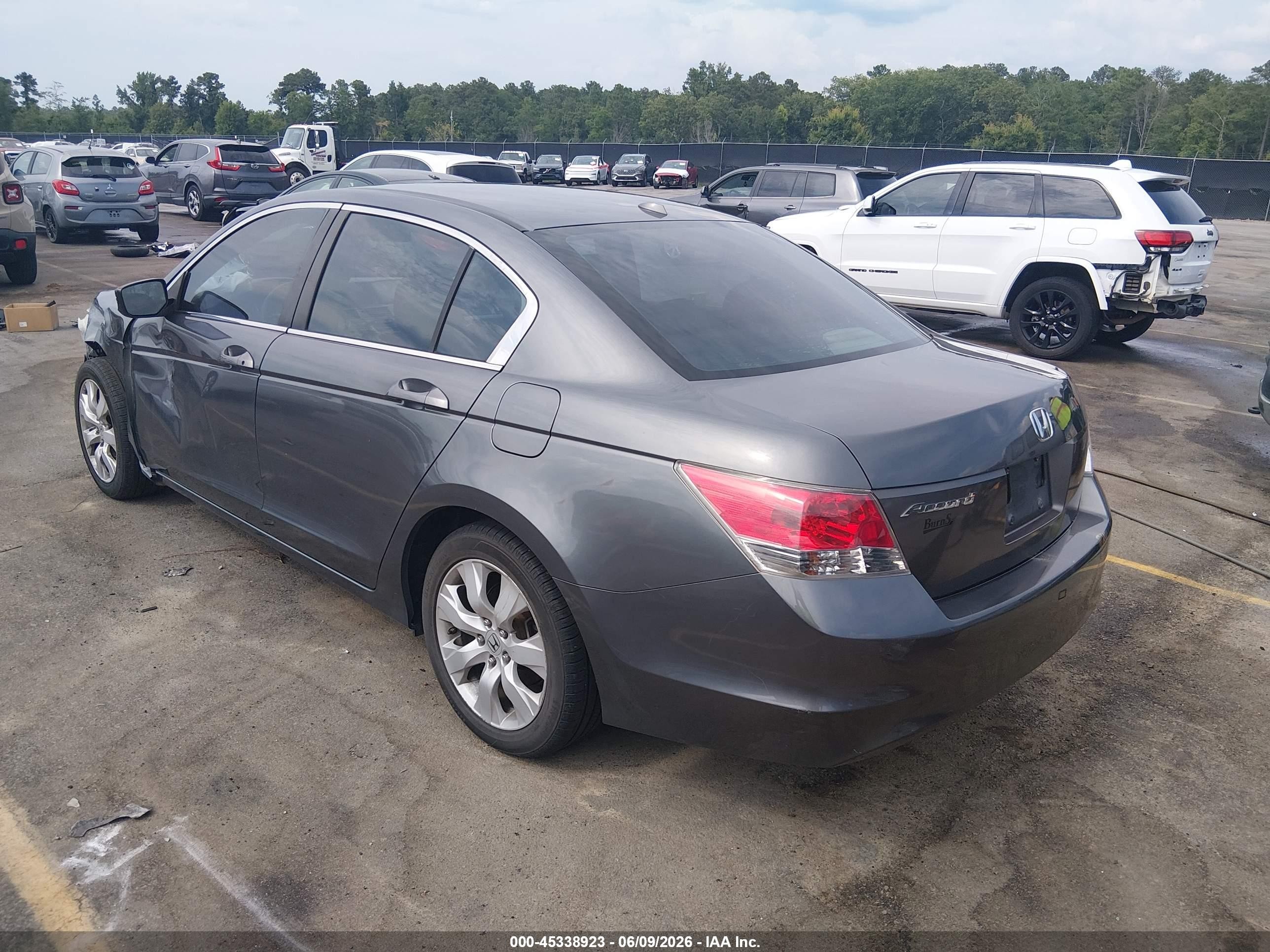 2008 Honda Accord 2.4 Ex-l Gray vin: 1HGCP26848A040929