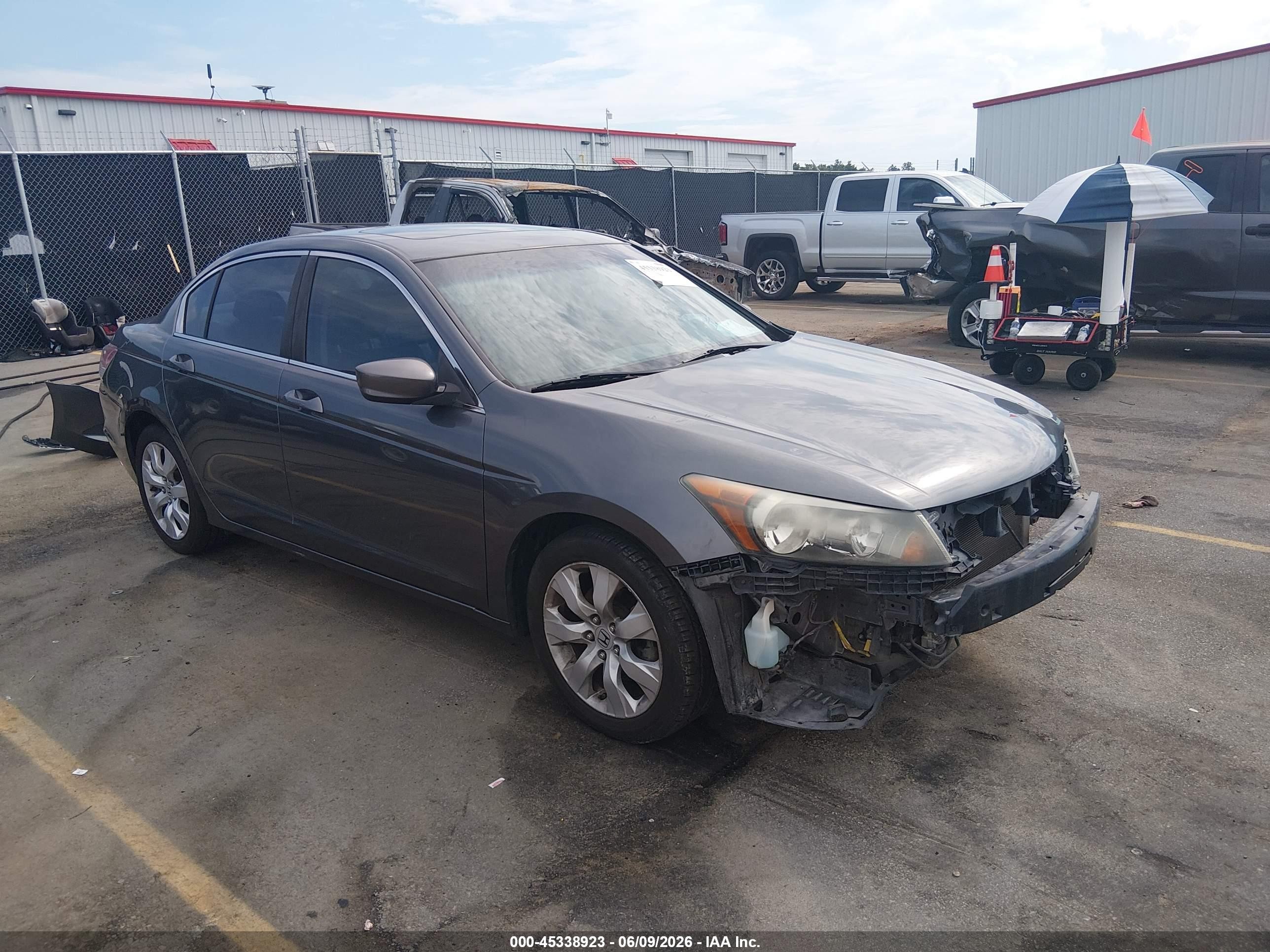 2008 Honda Accord 2.4 Ex-l Gray vin: 1HGCP26848A040929