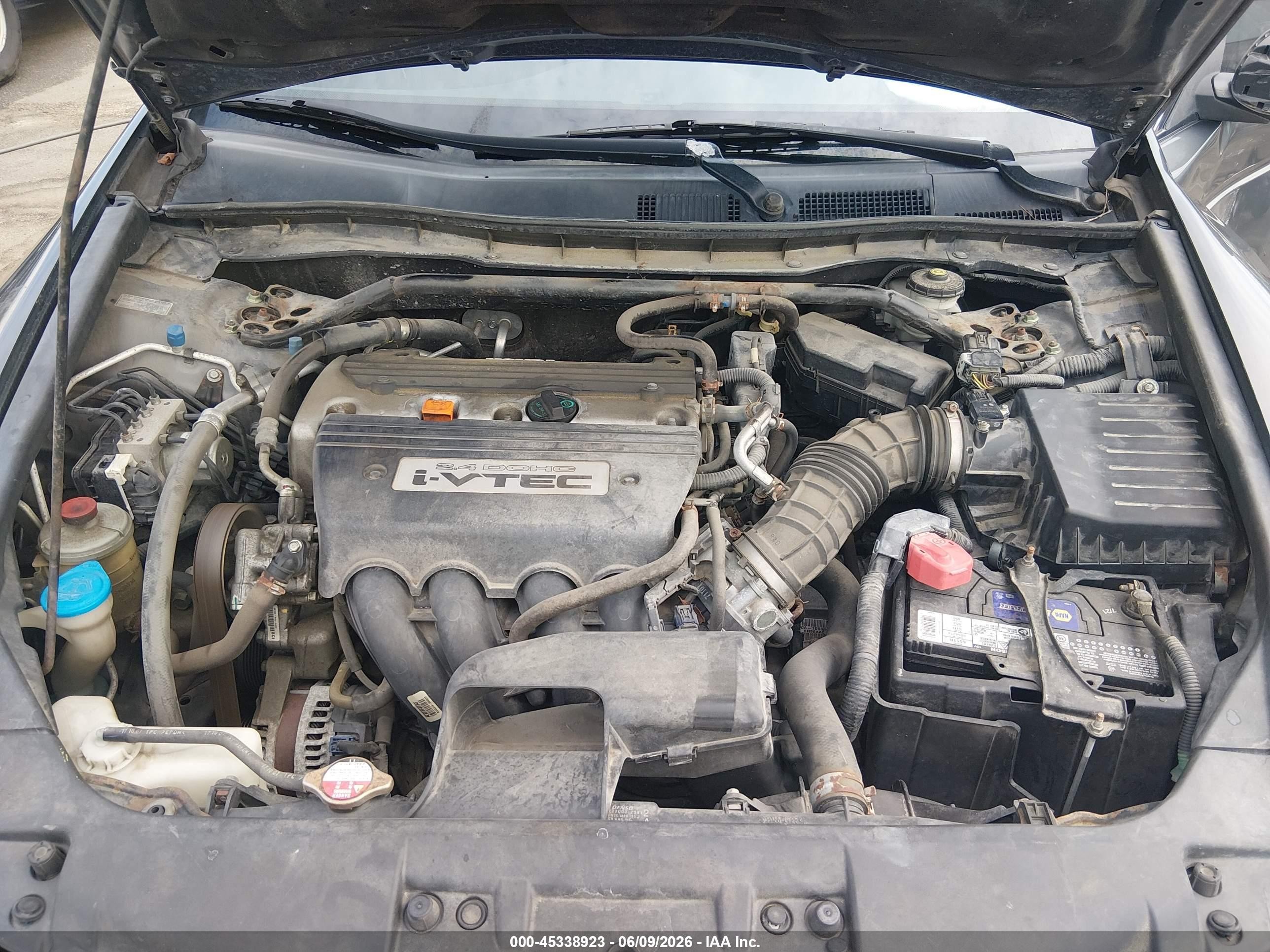 2008 Honda Accord 2.4 Ex-l Gray vin: 1HGCP26848A040929