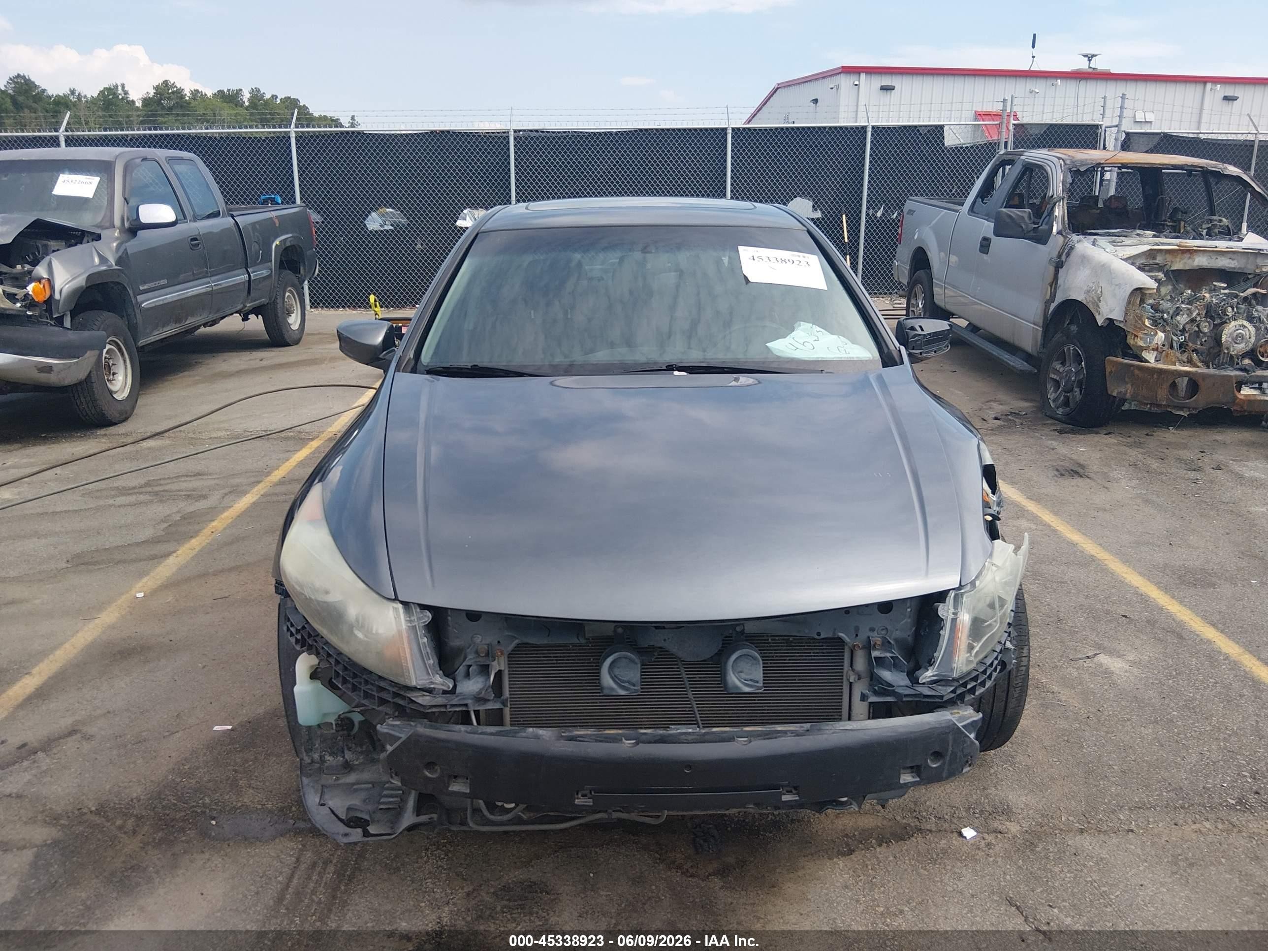 2008 Honda Accord 2.4 Ex-l Gray vin: 1HGCP26848A040929