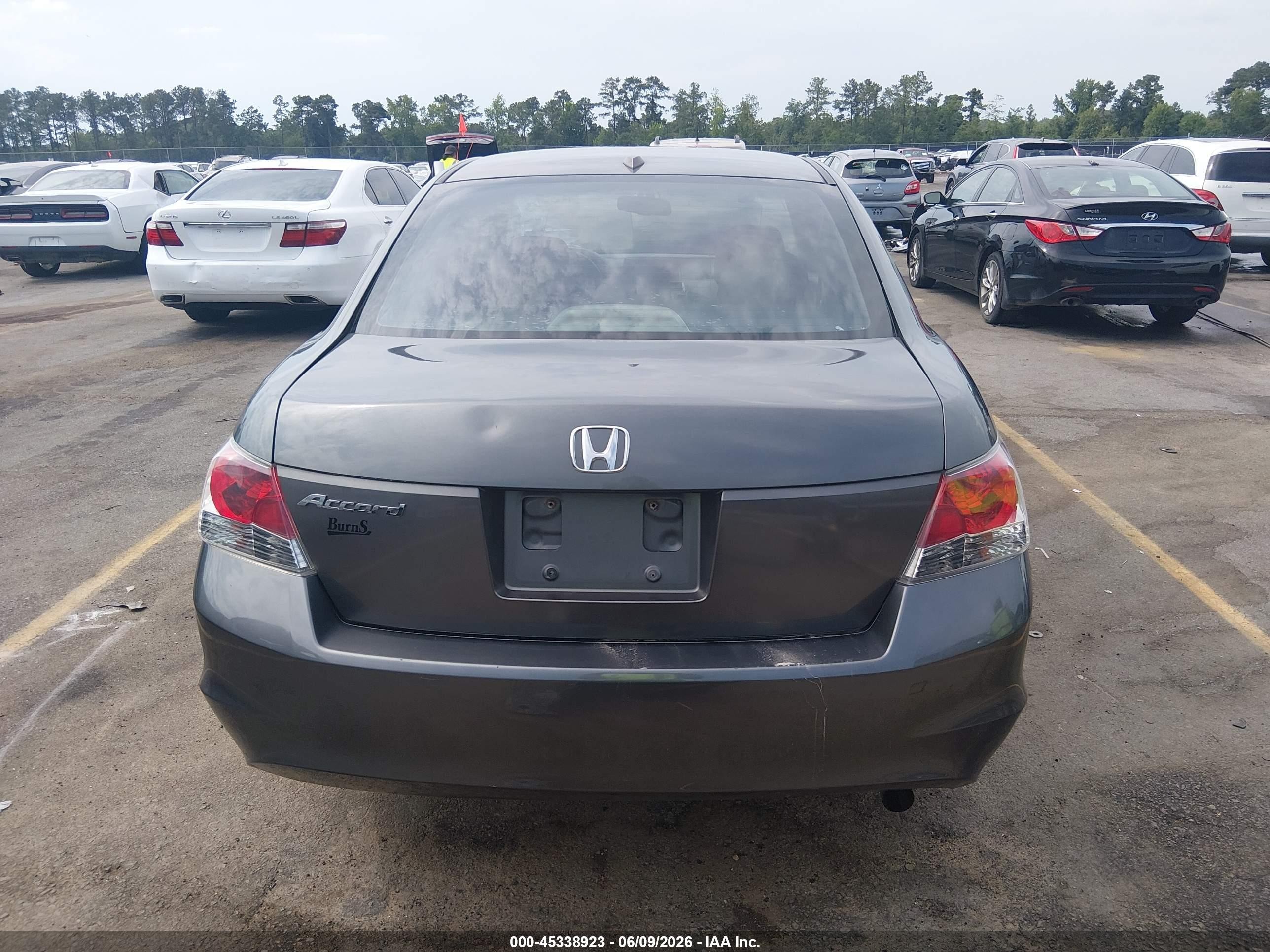 2008 Honda Accord 2.4 Ex-l Gray vin: 1HGCP26848A040929