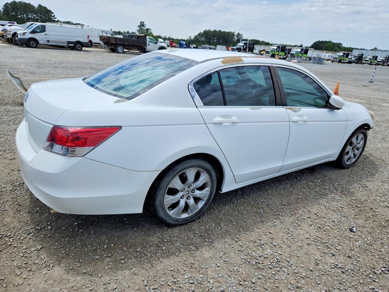 2008 Honda Accord Exl White vin: 1HGCP26848A044317