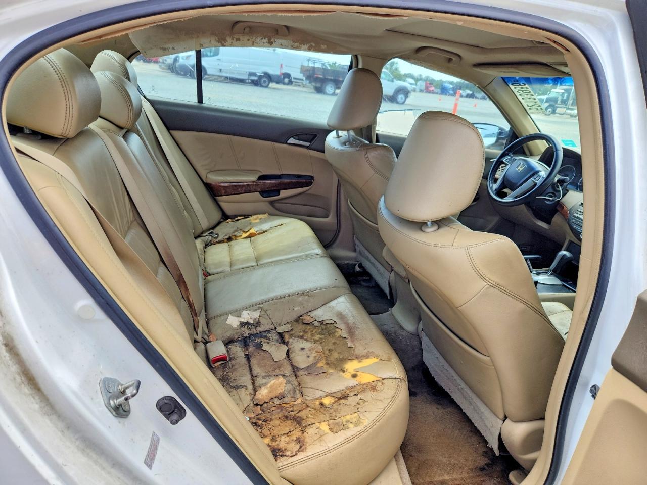 2008 Honda Accord Exl White vin: 1HGCP26848A044317