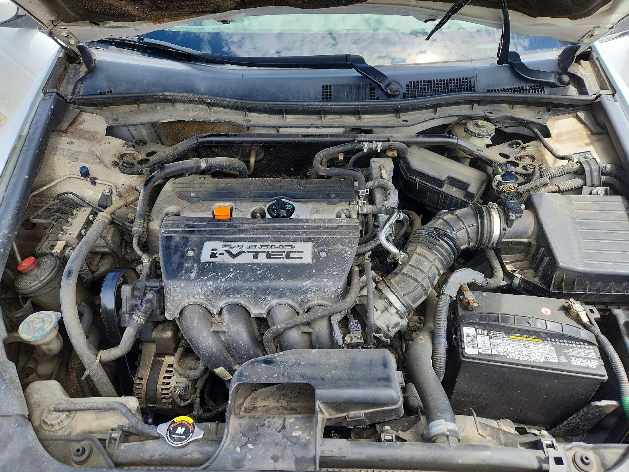 2008 Honda Accord Exl White vin: 1HGCP26848A044317