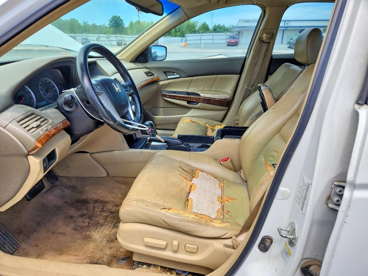 2008 Honda Accord Exl White vin: 1HGCP26848A044317