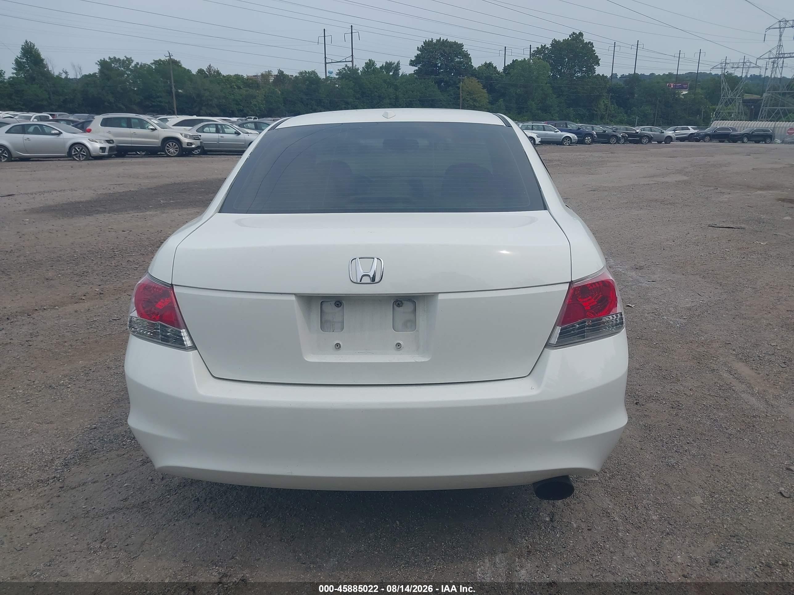 2008 Honda Accord 2.4 Ex-l White vin: 1HGCP26848A044348