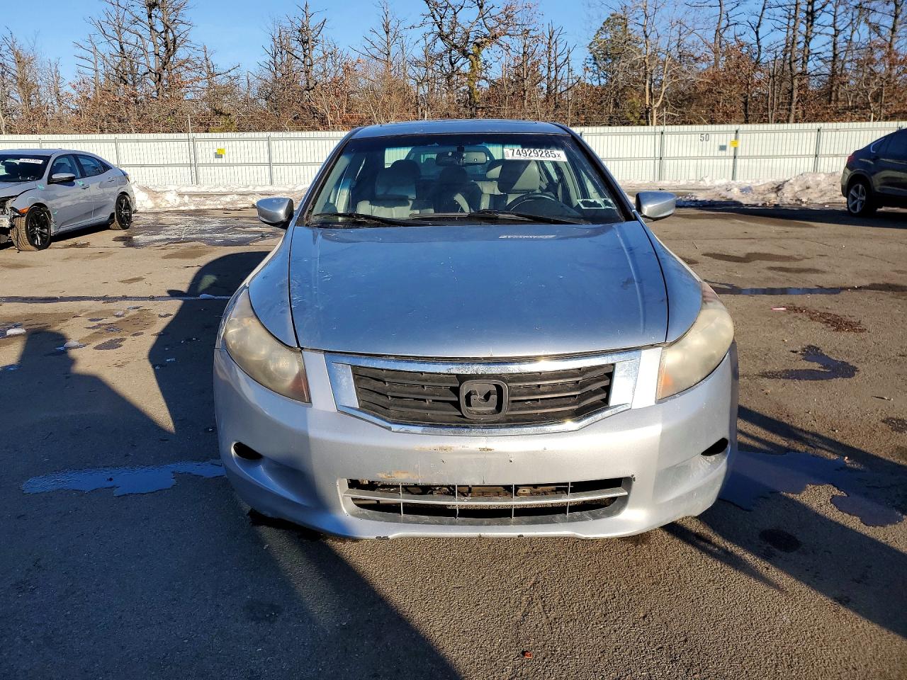 2008 Honda Accord Exl Silver vin: 1HGCP26848A058136